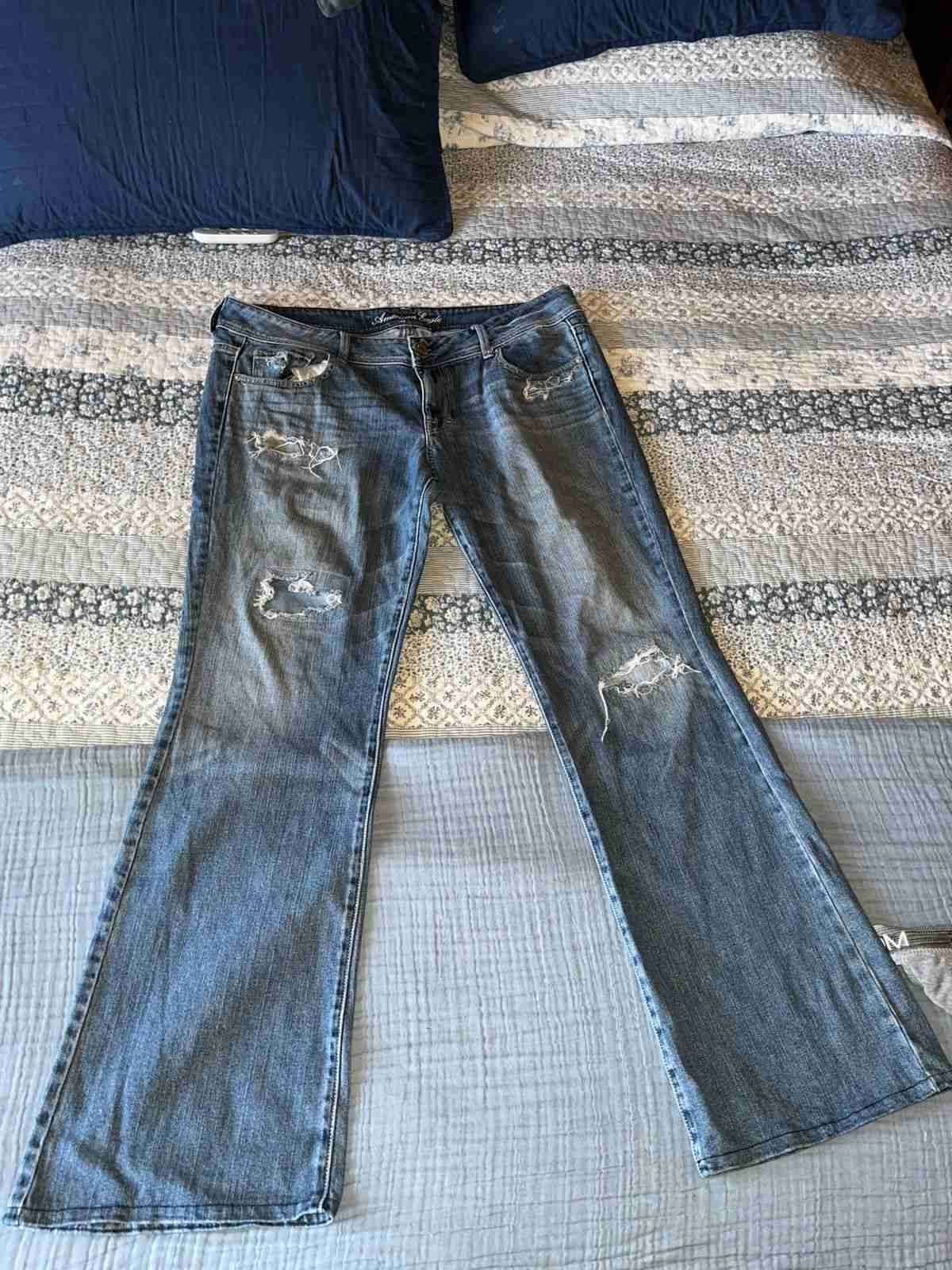 Jeans American Eagle azul - miniatura 2