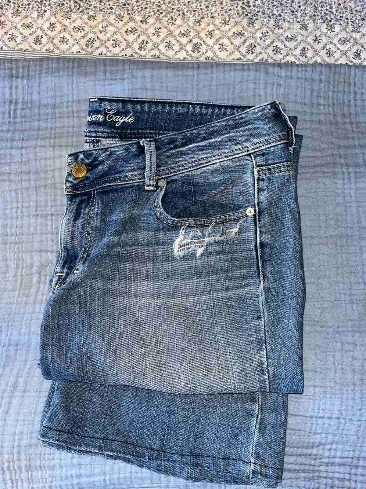 Jeans American Eagle azul - miniatura 3