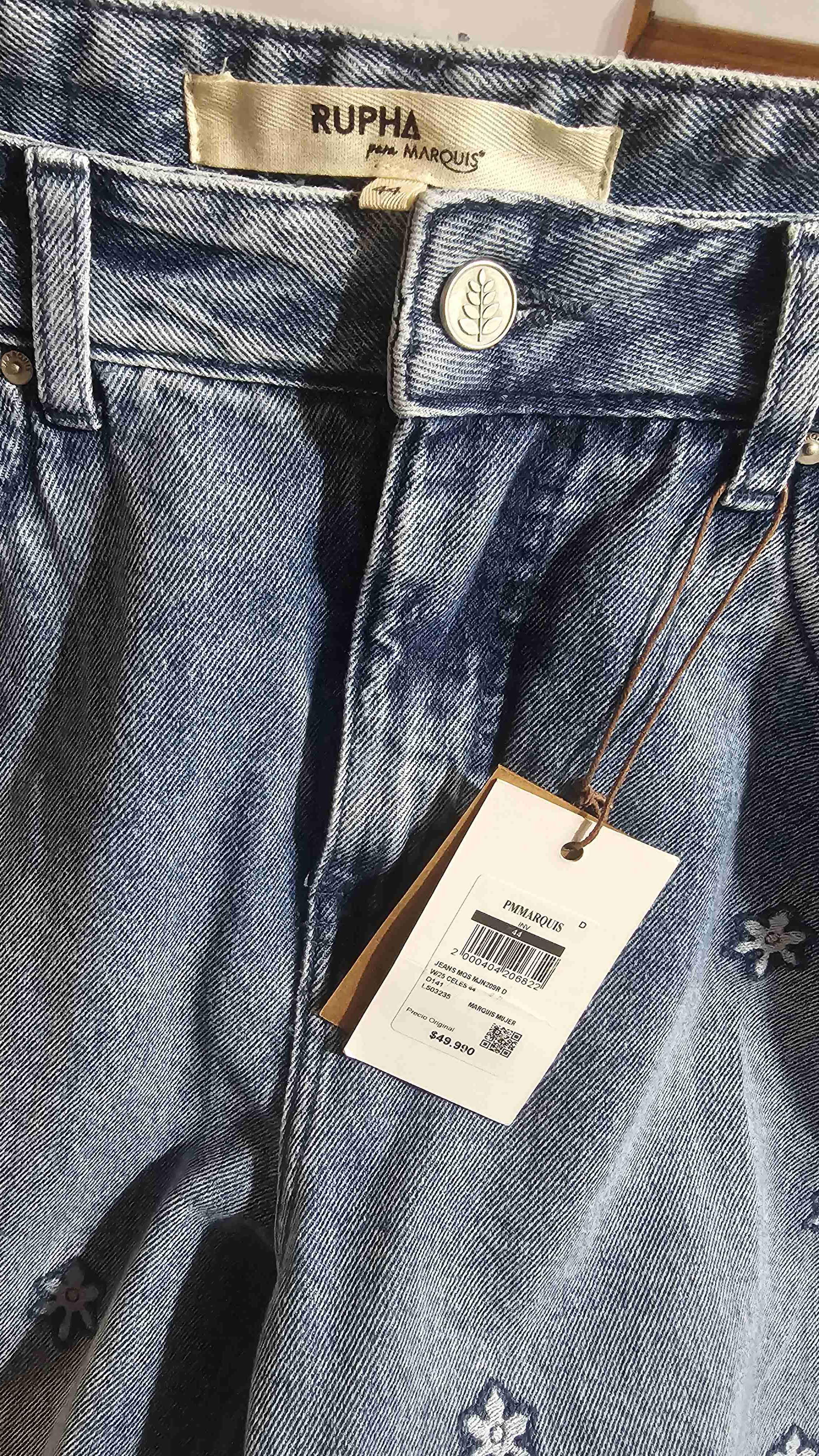 Jeans estampados azul Rupha - miniatura 4