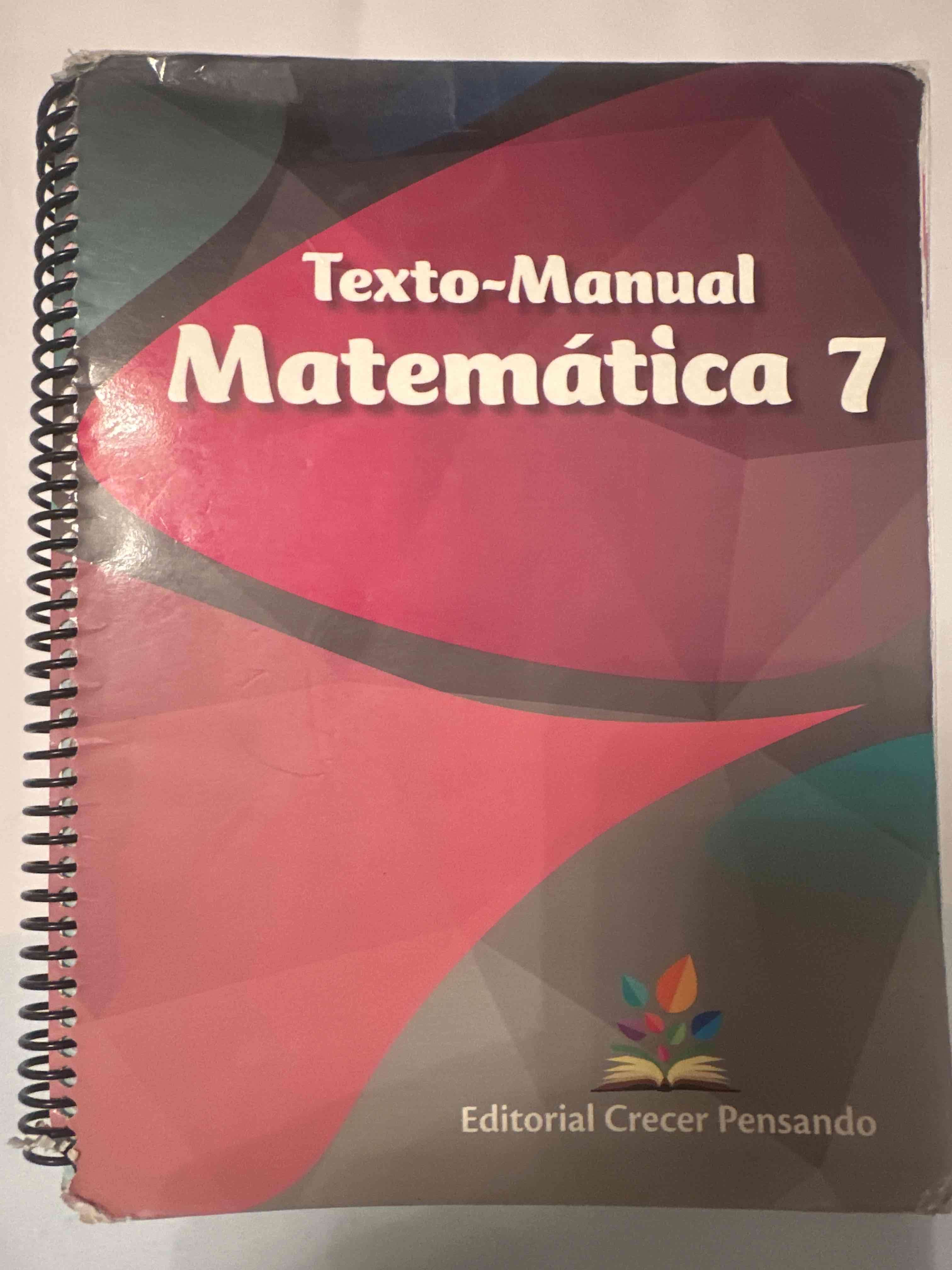 Texto-Manual Matemática 7