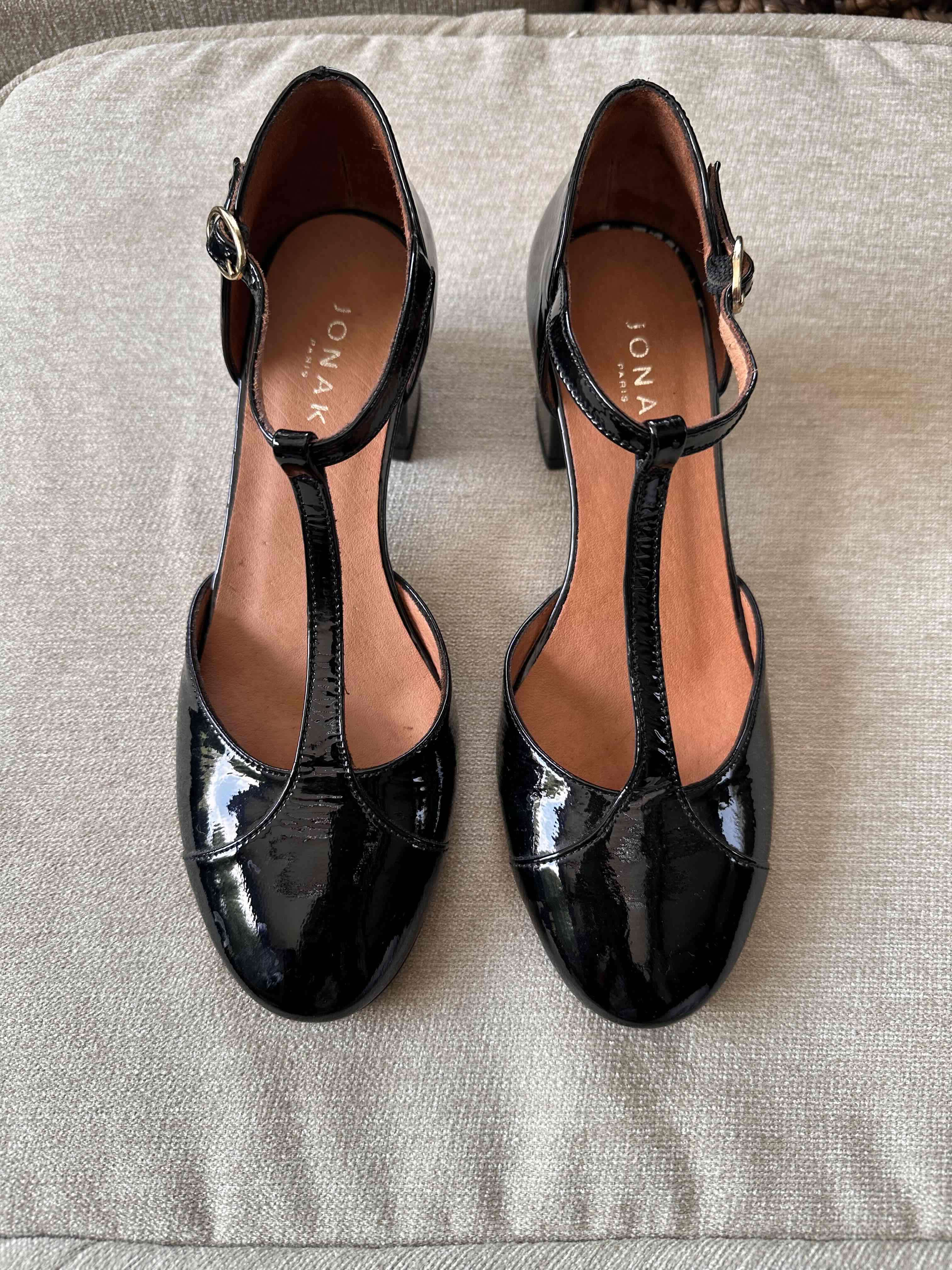 Zapatos de charol negros Jonak 37