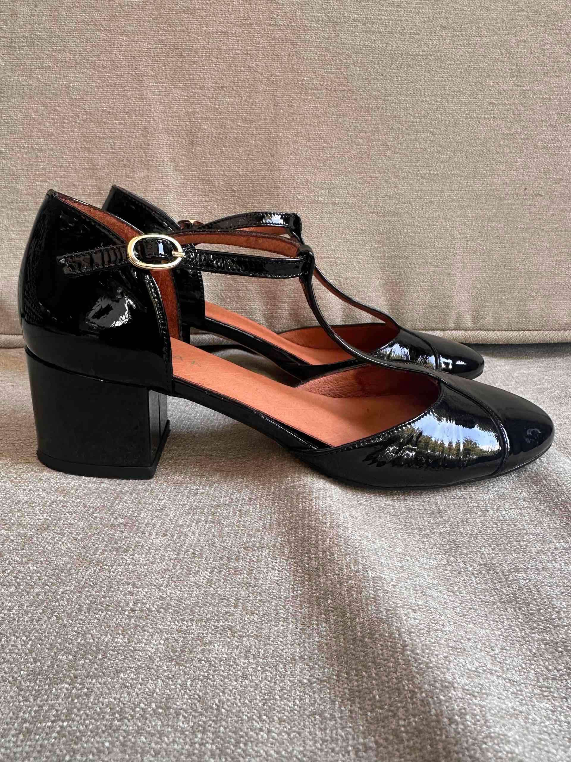 Zapatos de charol negros Jonak 37 - miniatura 2