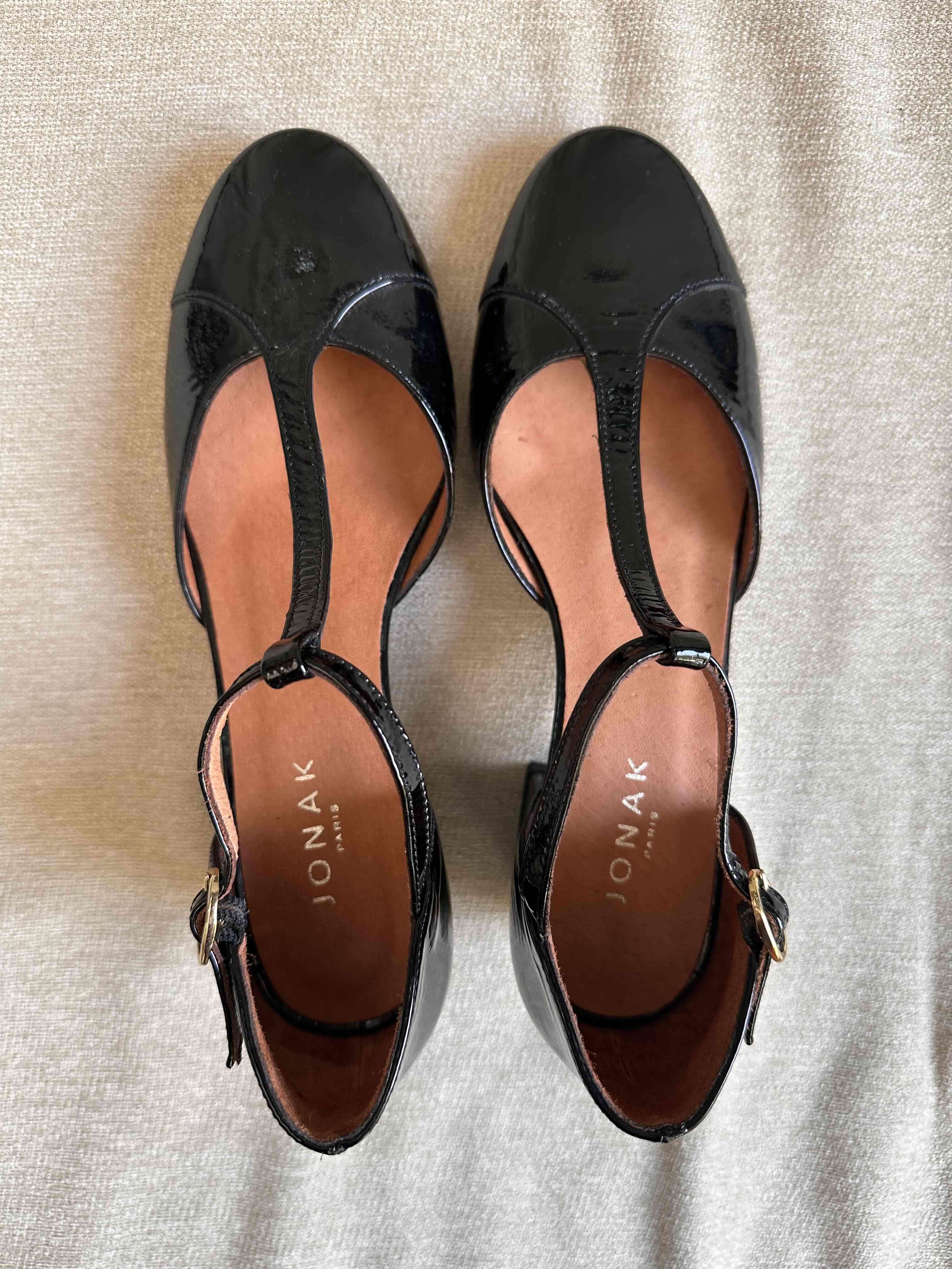 Zapatos de charol negros Jonak 37 - miniatura 3