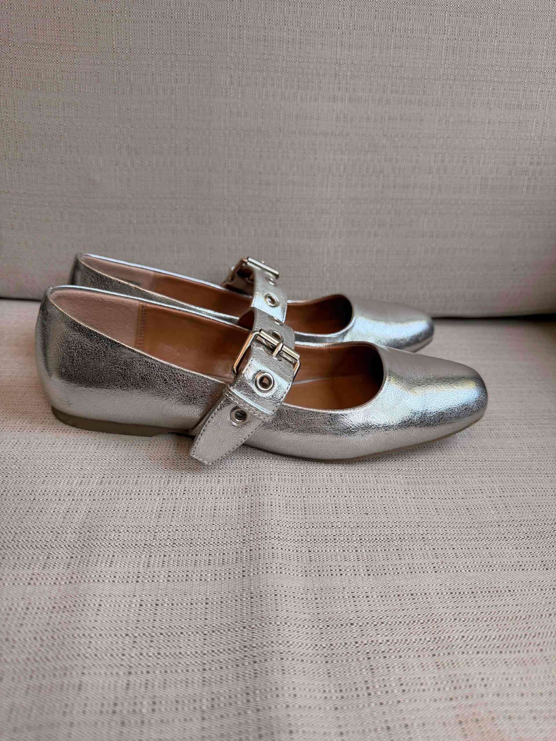 Ballerinas plateados Steve Madden 37 - miniatura 2