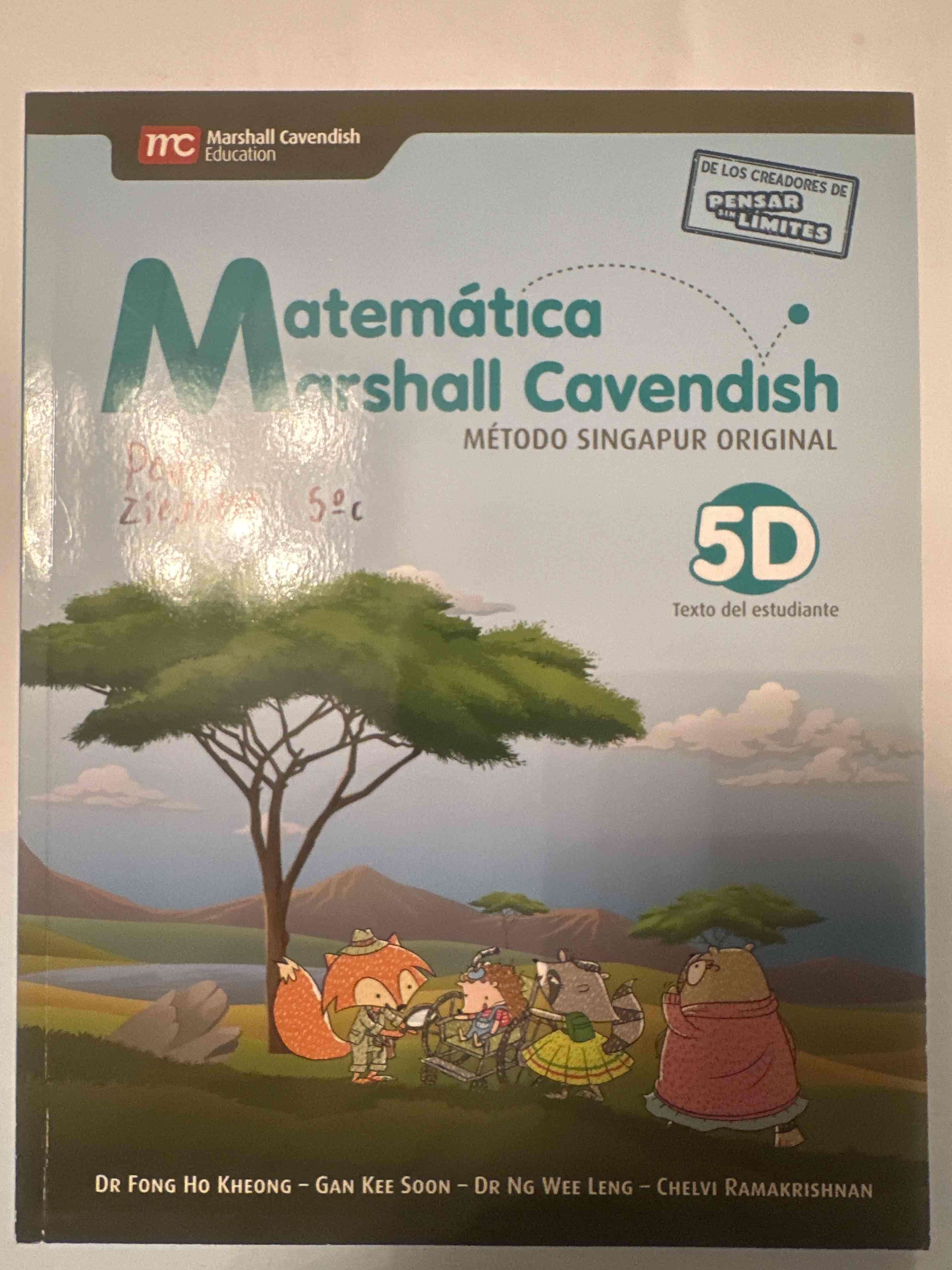 Libro Matemática Marshall Cavendish 5D