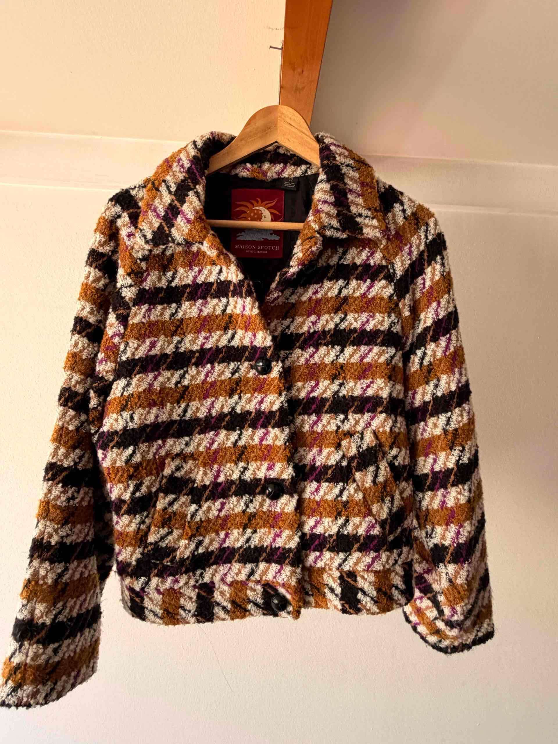 Chaqueta de lana corta scotch and soda