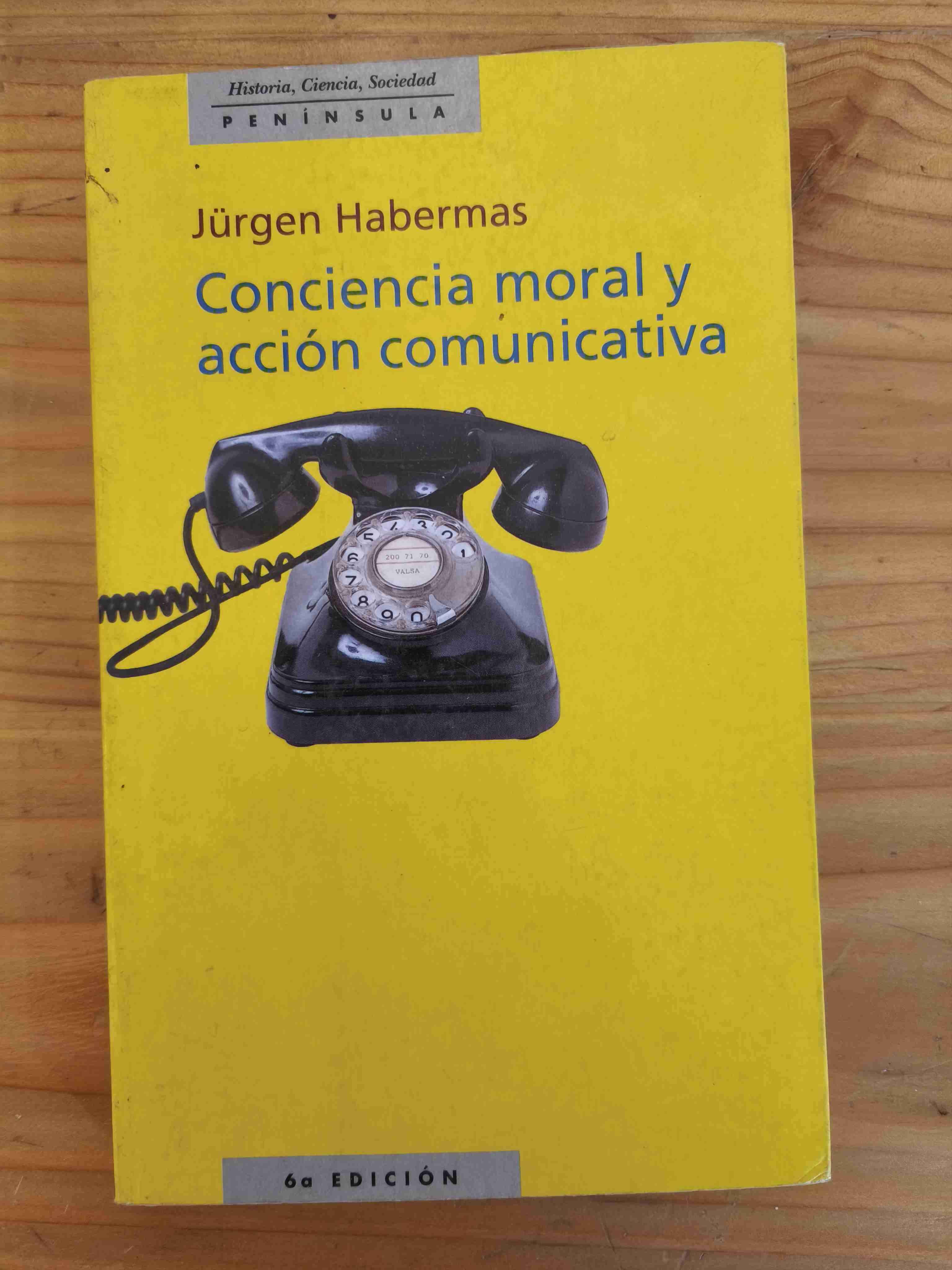 Libro Conciencia Moral y Acción Comunicativa