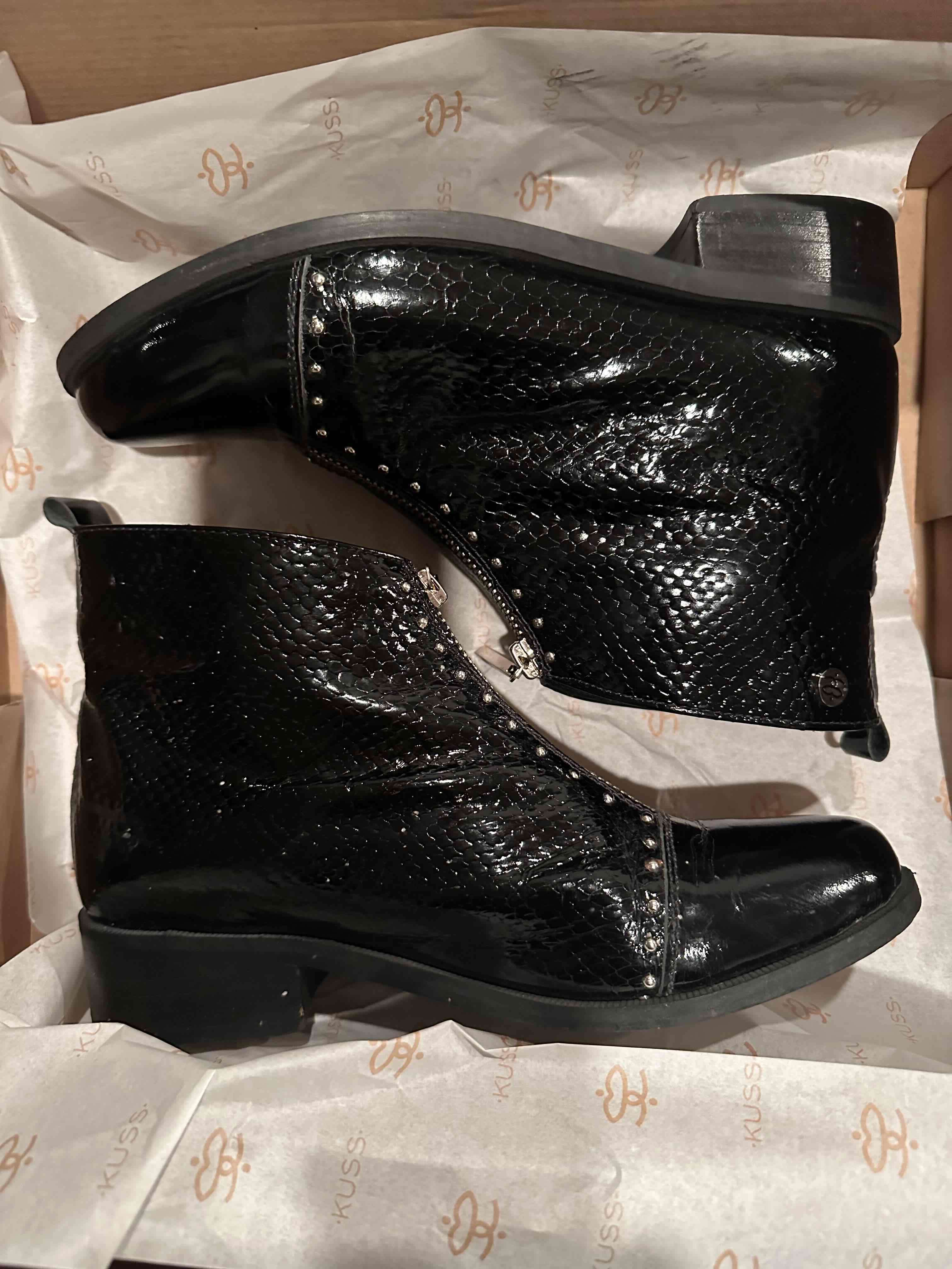 Botines tachas charol 37 - miniatura 4