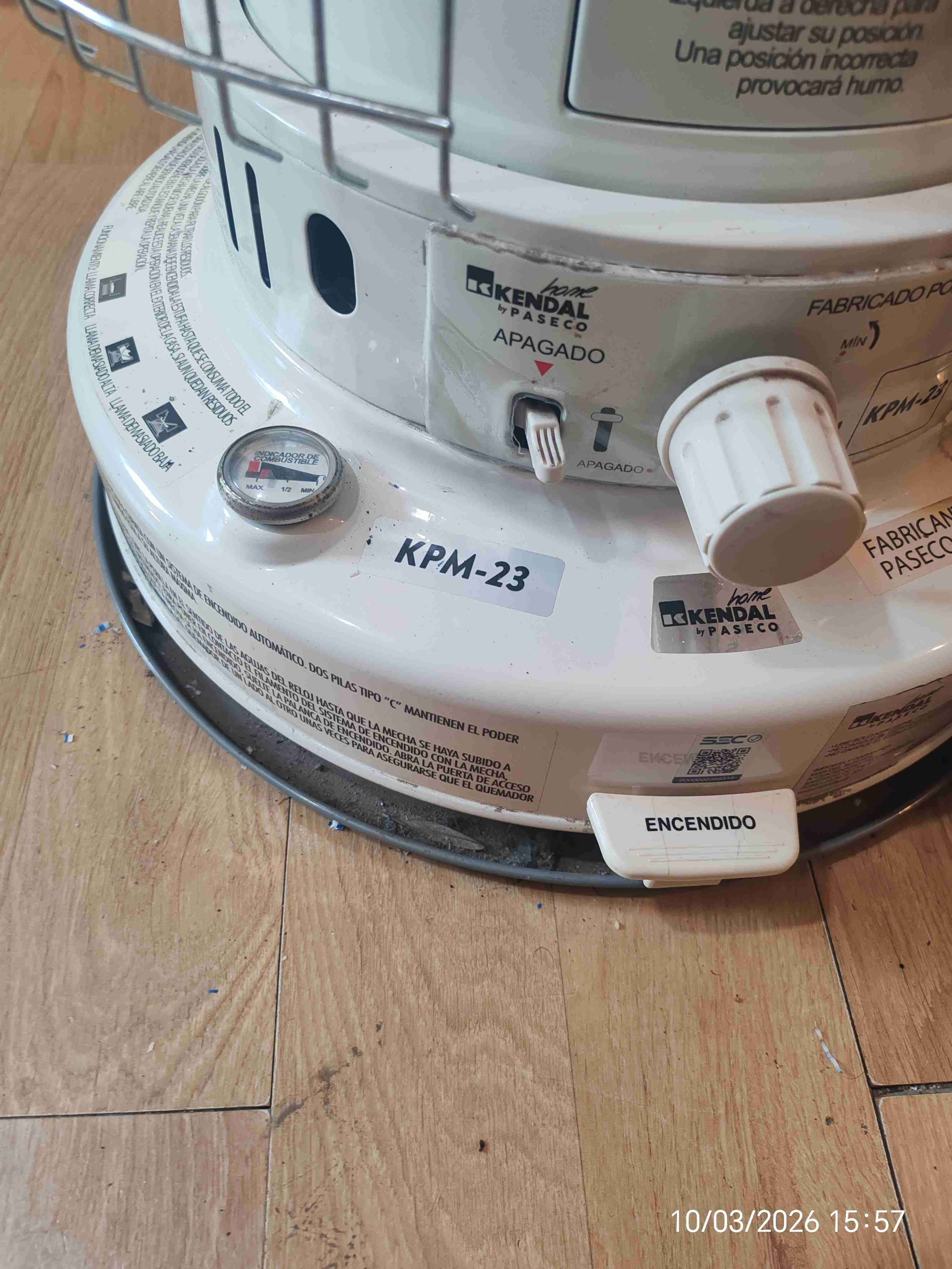 Calefactor a parafina con bidón - miniatura 4