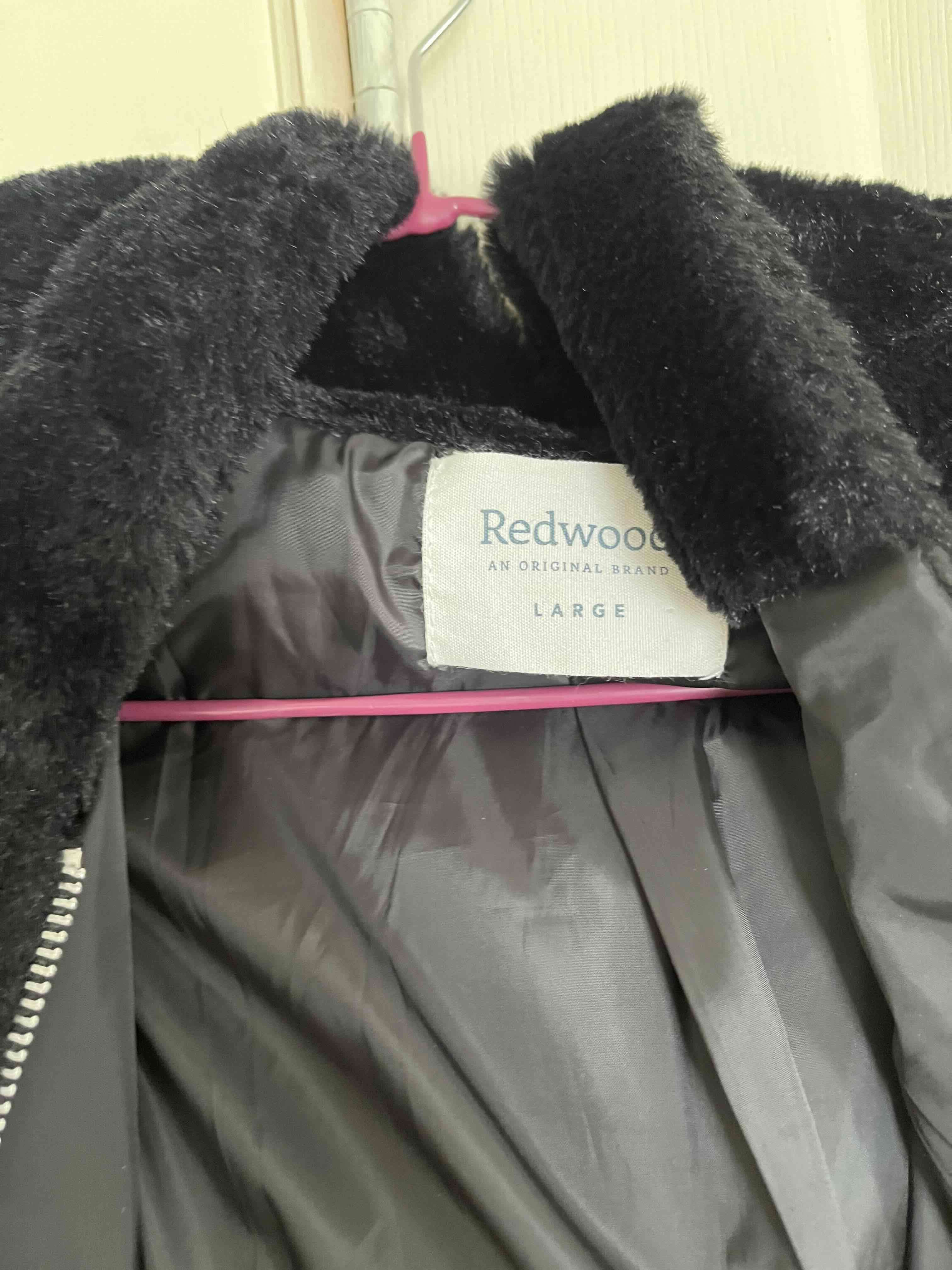 Chaqueta de piel sintética negra - miniatura 3