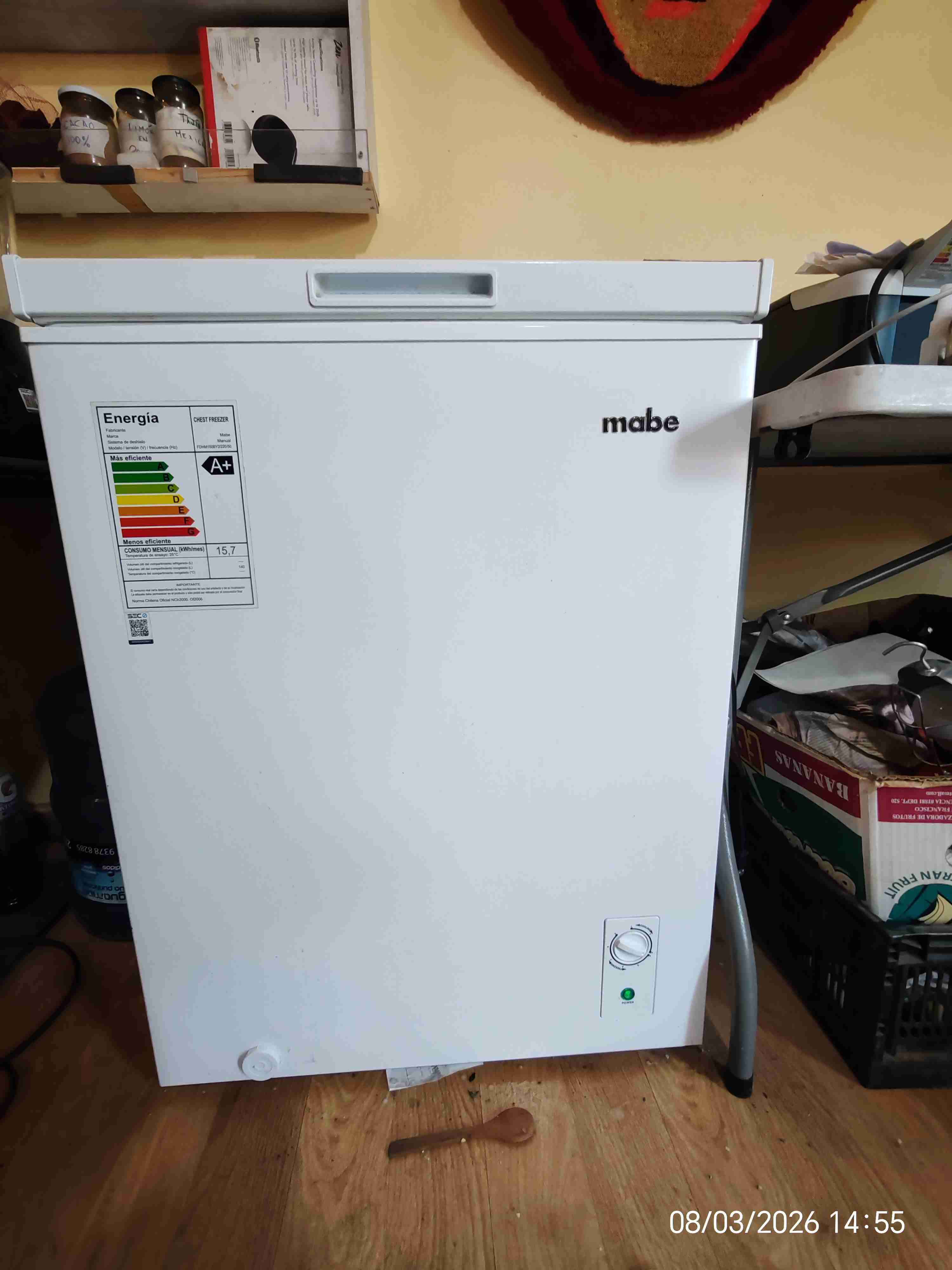 Congelador Mabe blanco A+ - miniatura 2