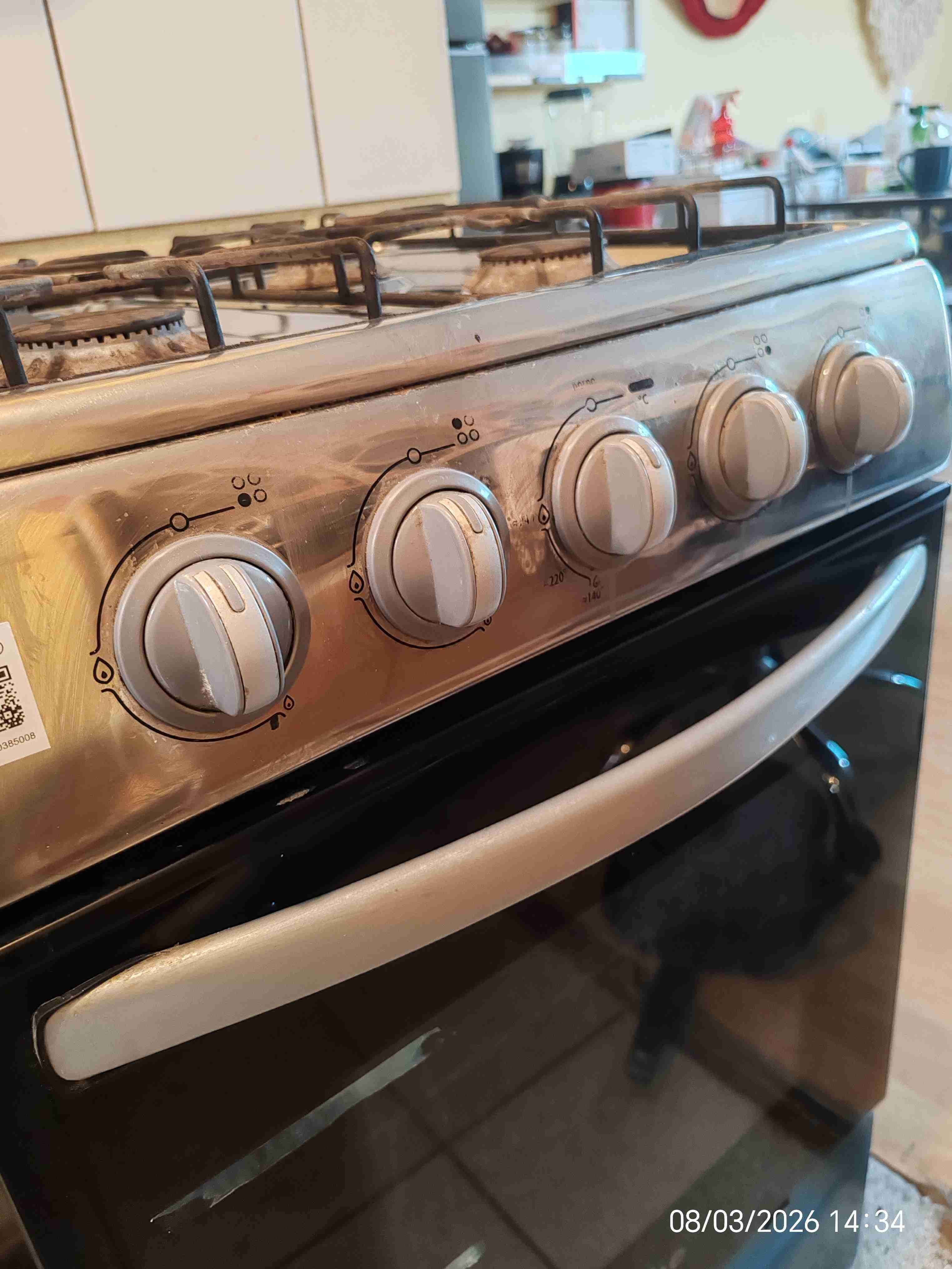 Cocina a gas Mabe 4 quemadores con horno - miniatura 2