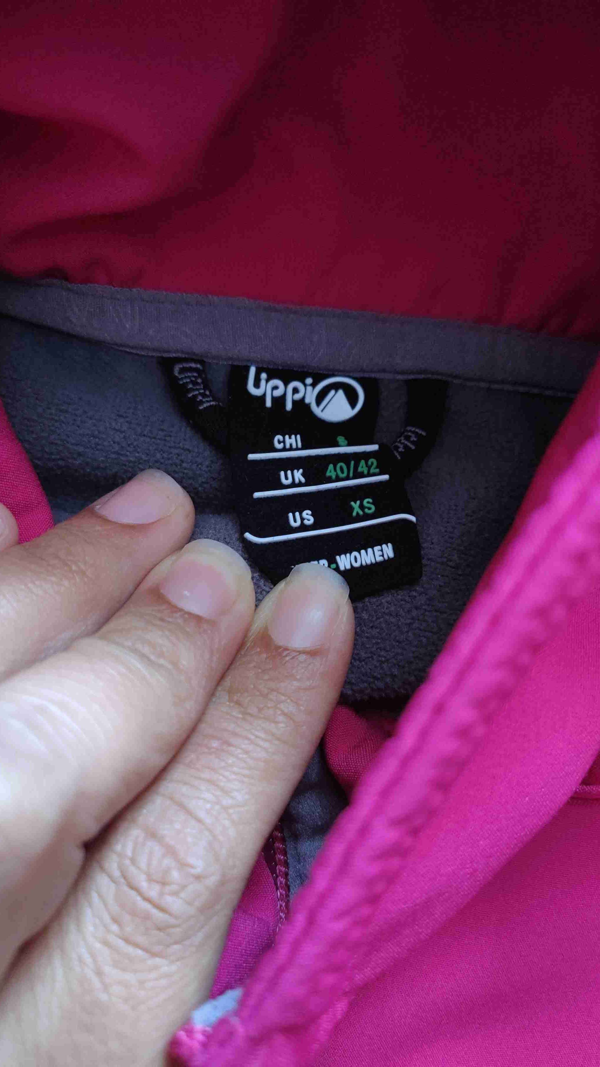 Chaqueta deportiva fucsia con capucha marca Lippi - miniatura 4