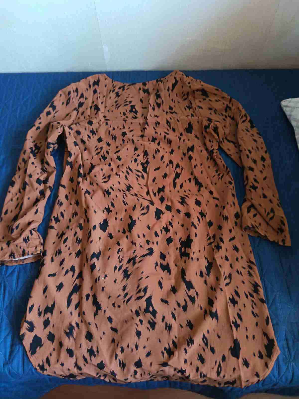 VESTIDO CAFÉ - miniatura 2