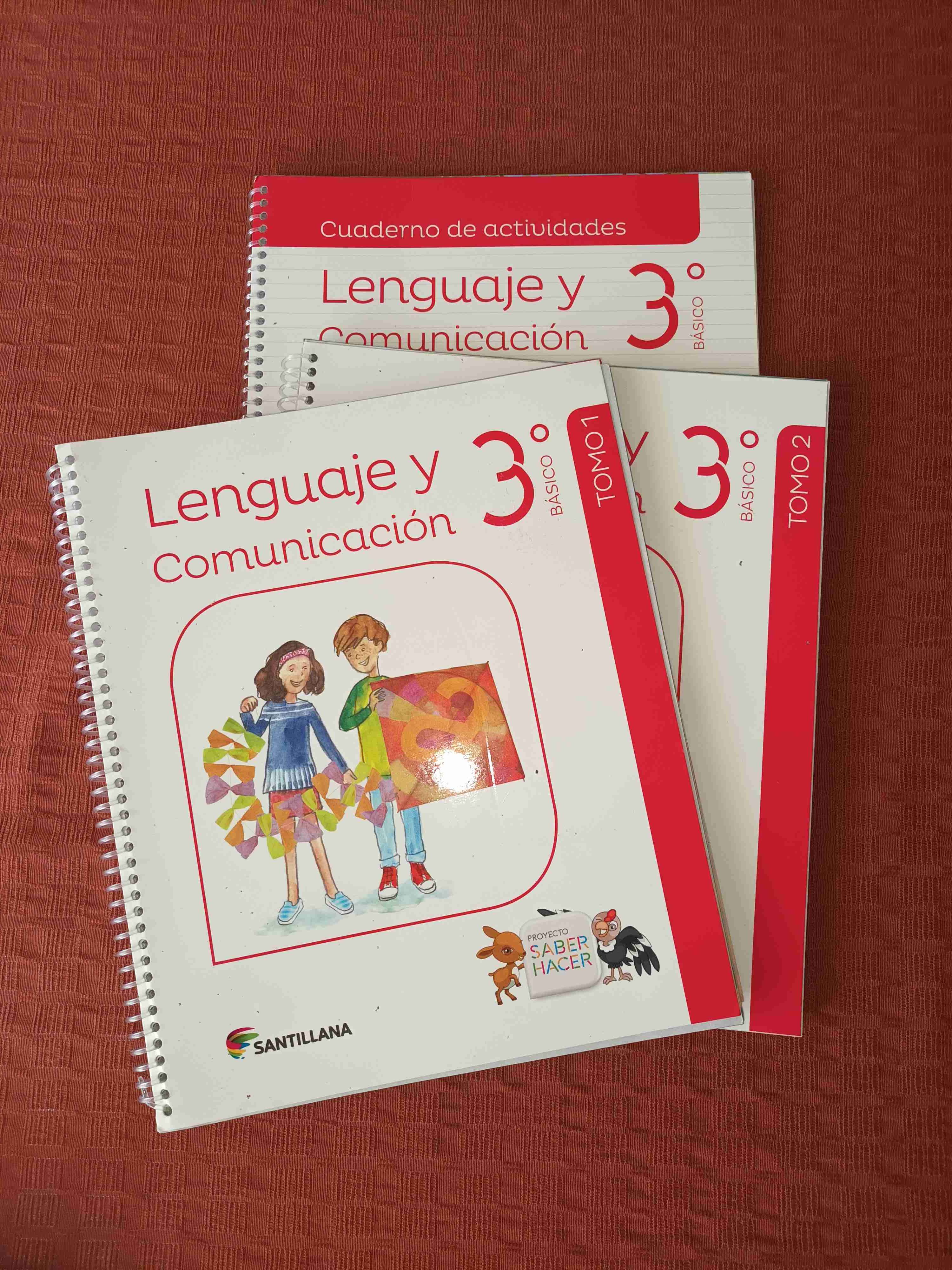Libros Lenguaje 3° Básico Santillana Saber Hacer
