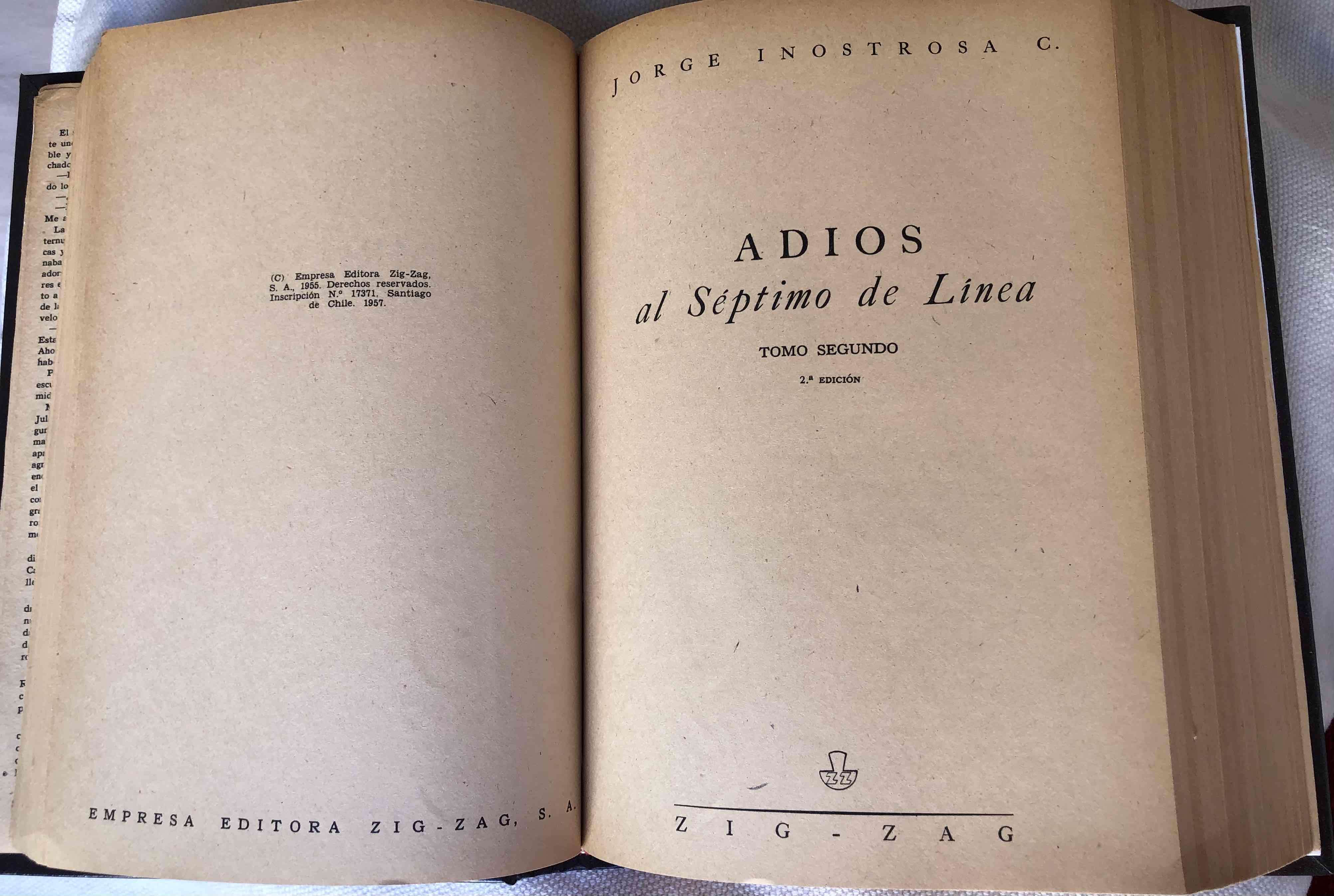 Libros Adiós al Séptimo de Línea - miniatura 3