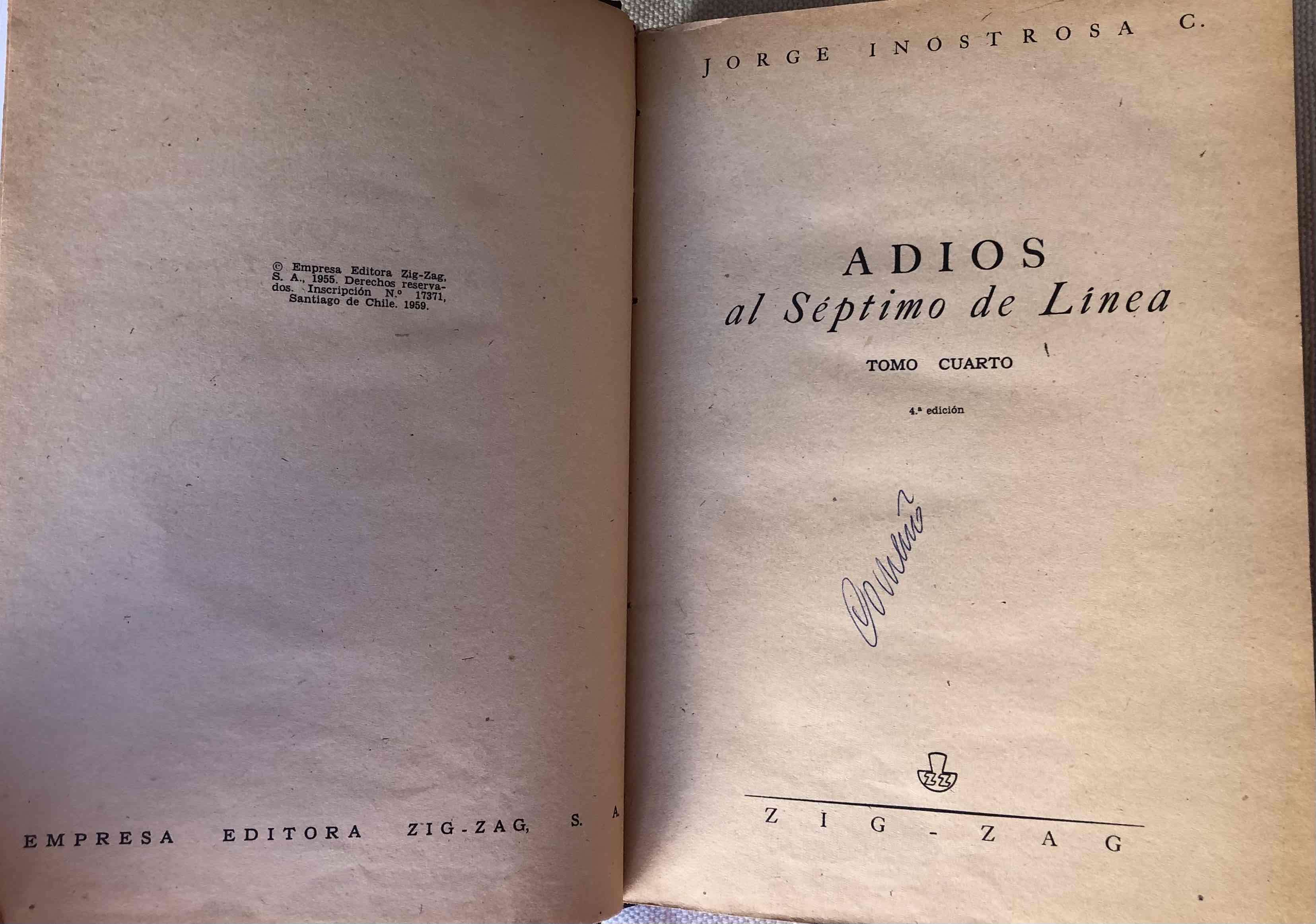 Libros Adiós al Séptimo de Línea - miniatura 5