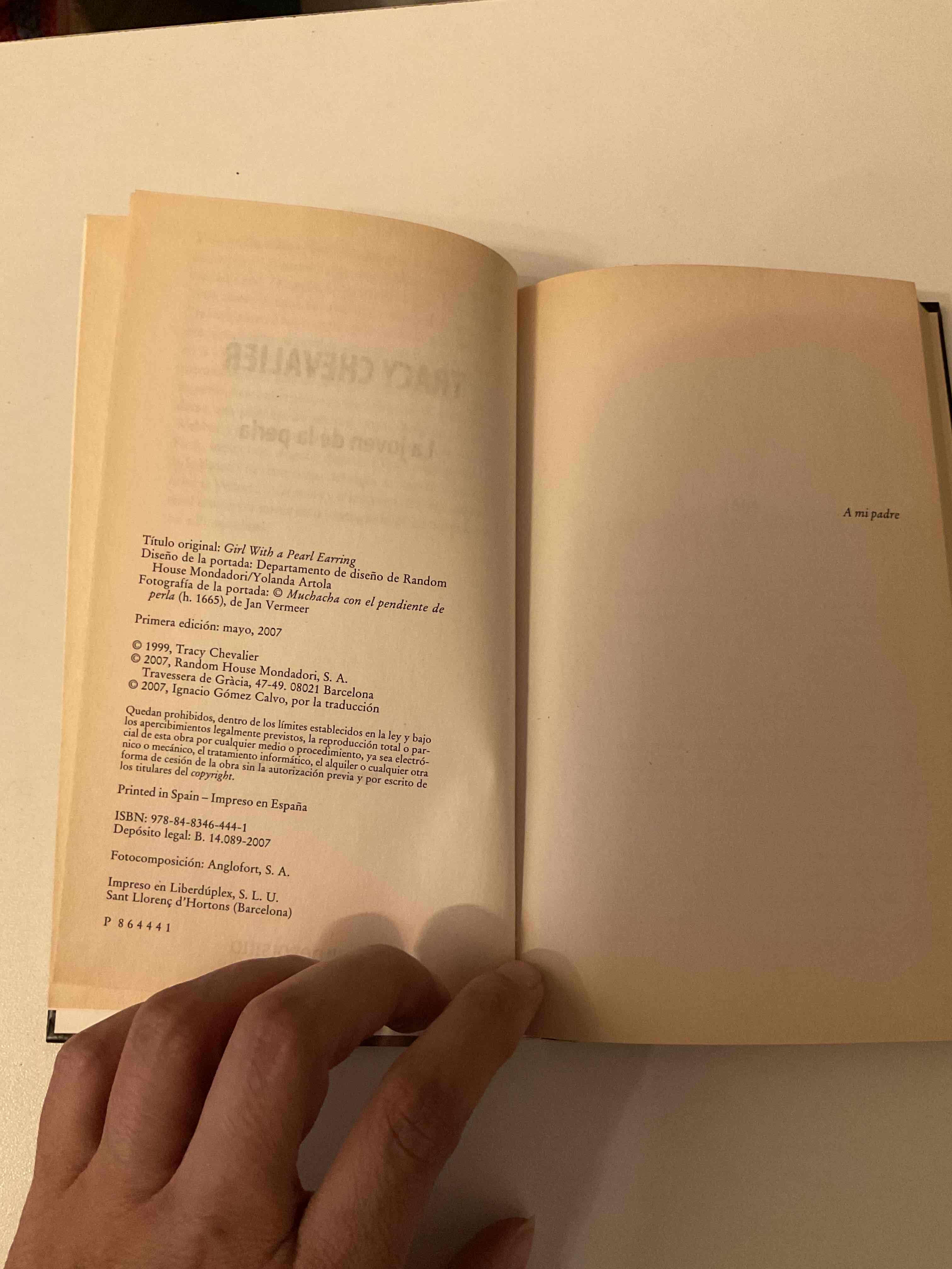 Libro 'La Joven de la Perla' - miniatura 4