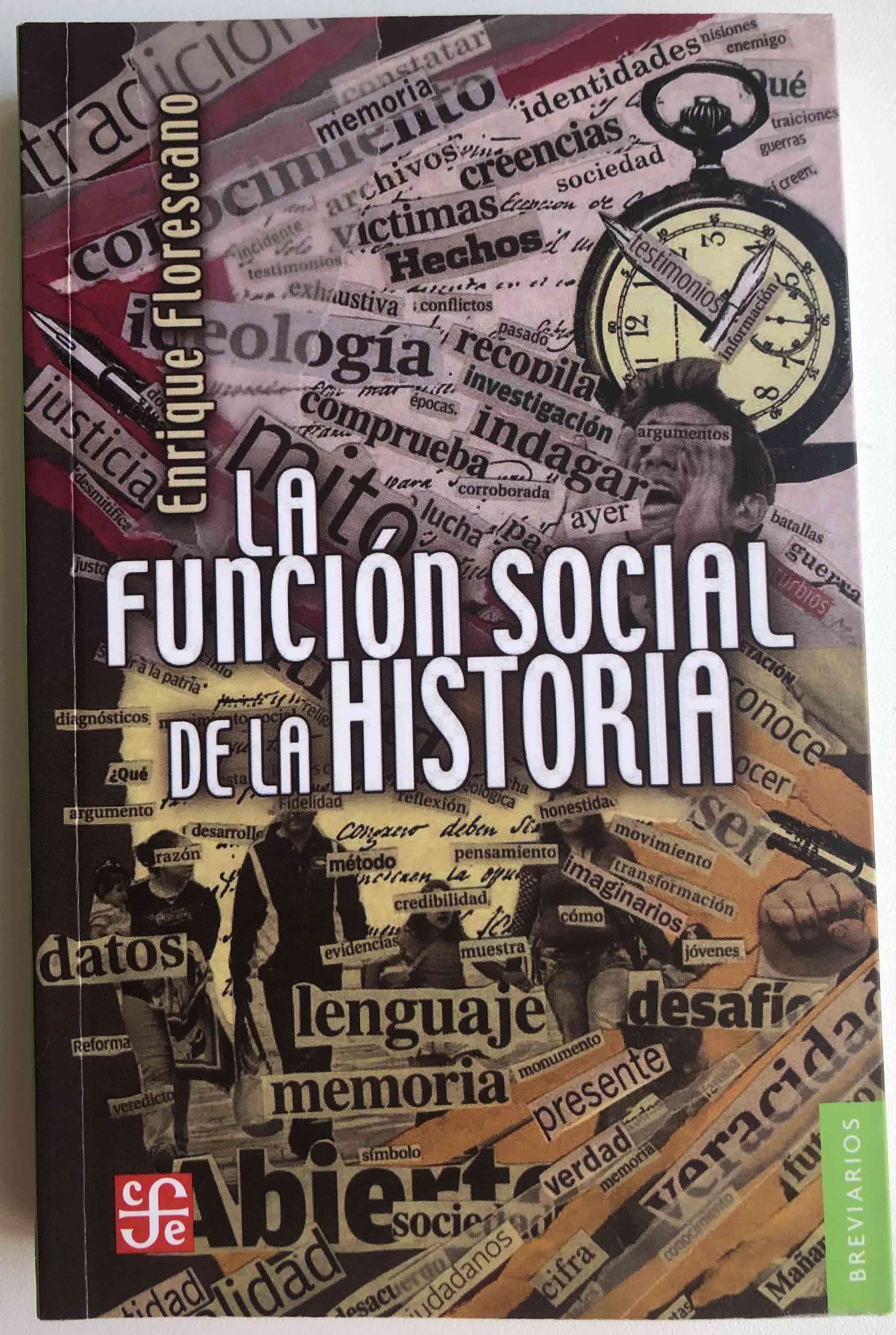 Libro La función social de la historia