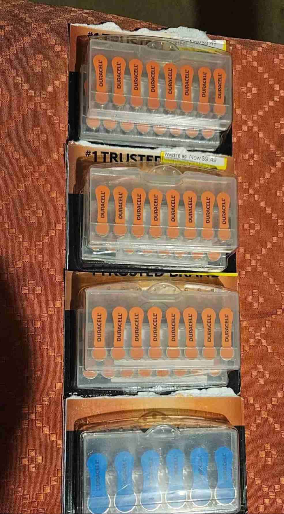 Paquete de pilas auditivas Duracell