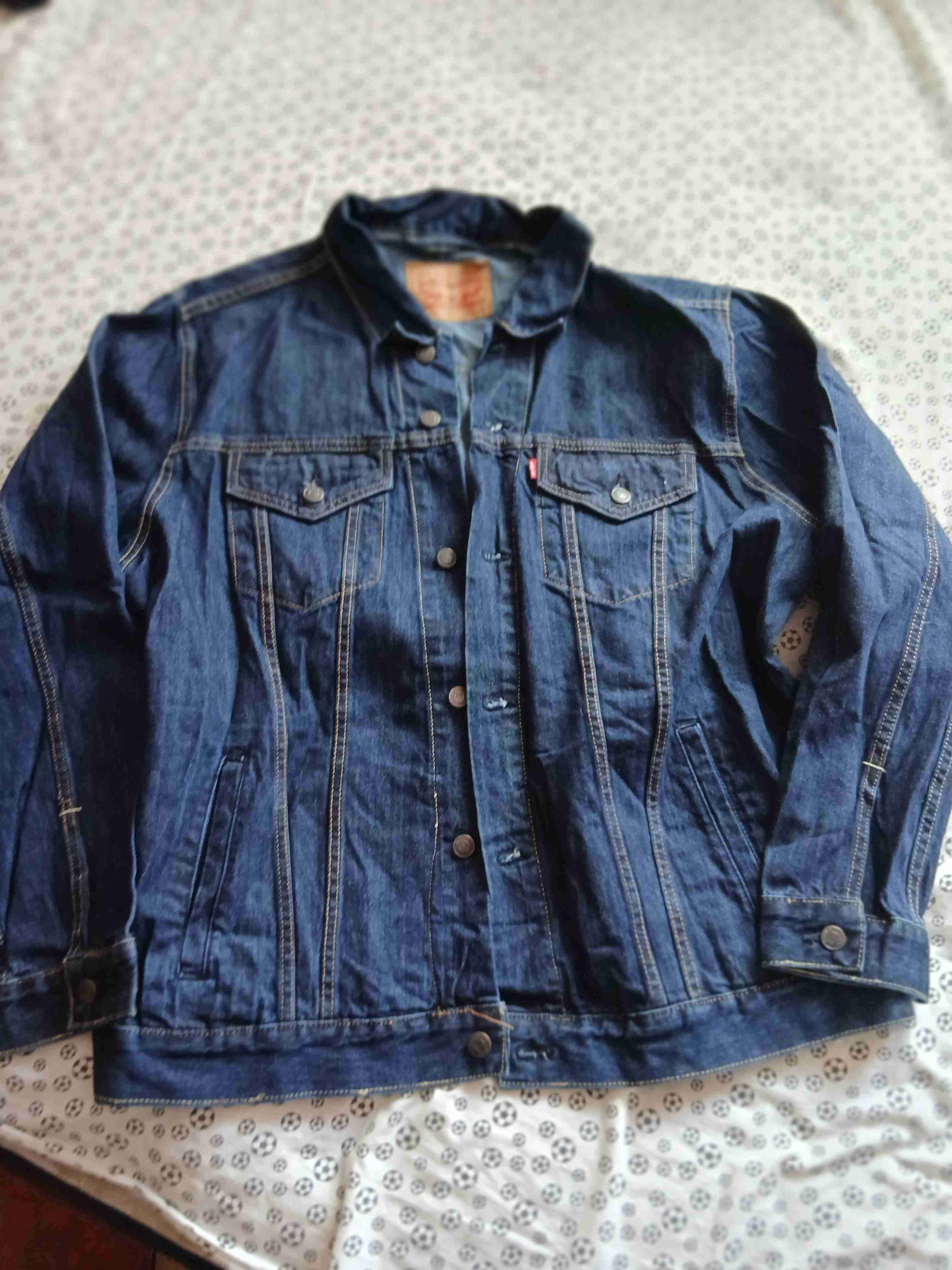 Chaqueta de mezclilla azul