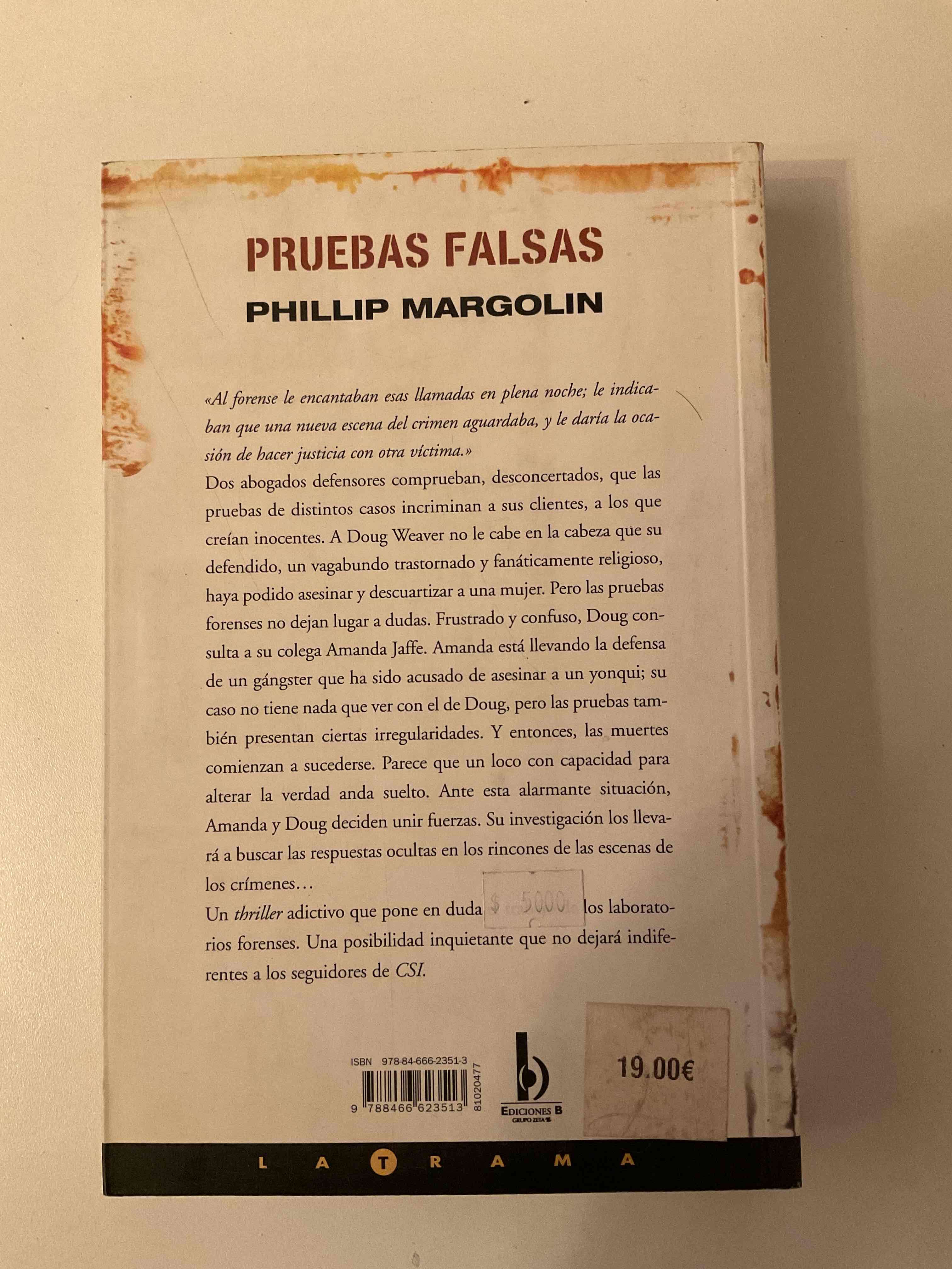 Libro Pruebas Falsas de Phillip Margolin - miniatura 2