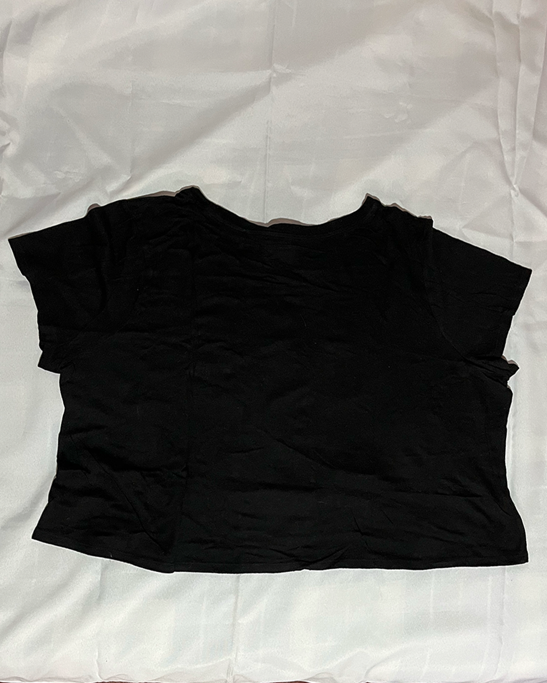 Polera negra con margaritas - 3XL - miniatura 2