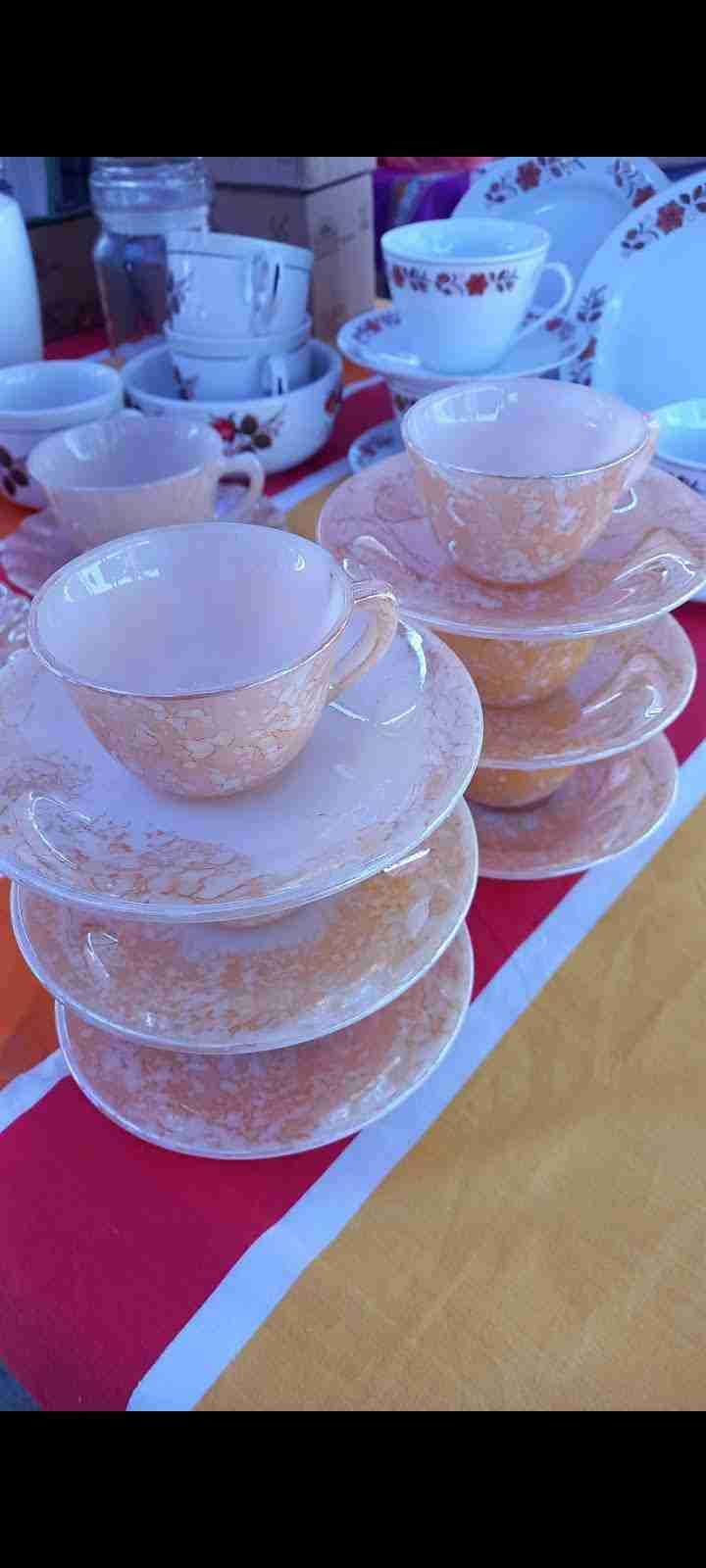 Juego de loza floral vintage - miniatura 2