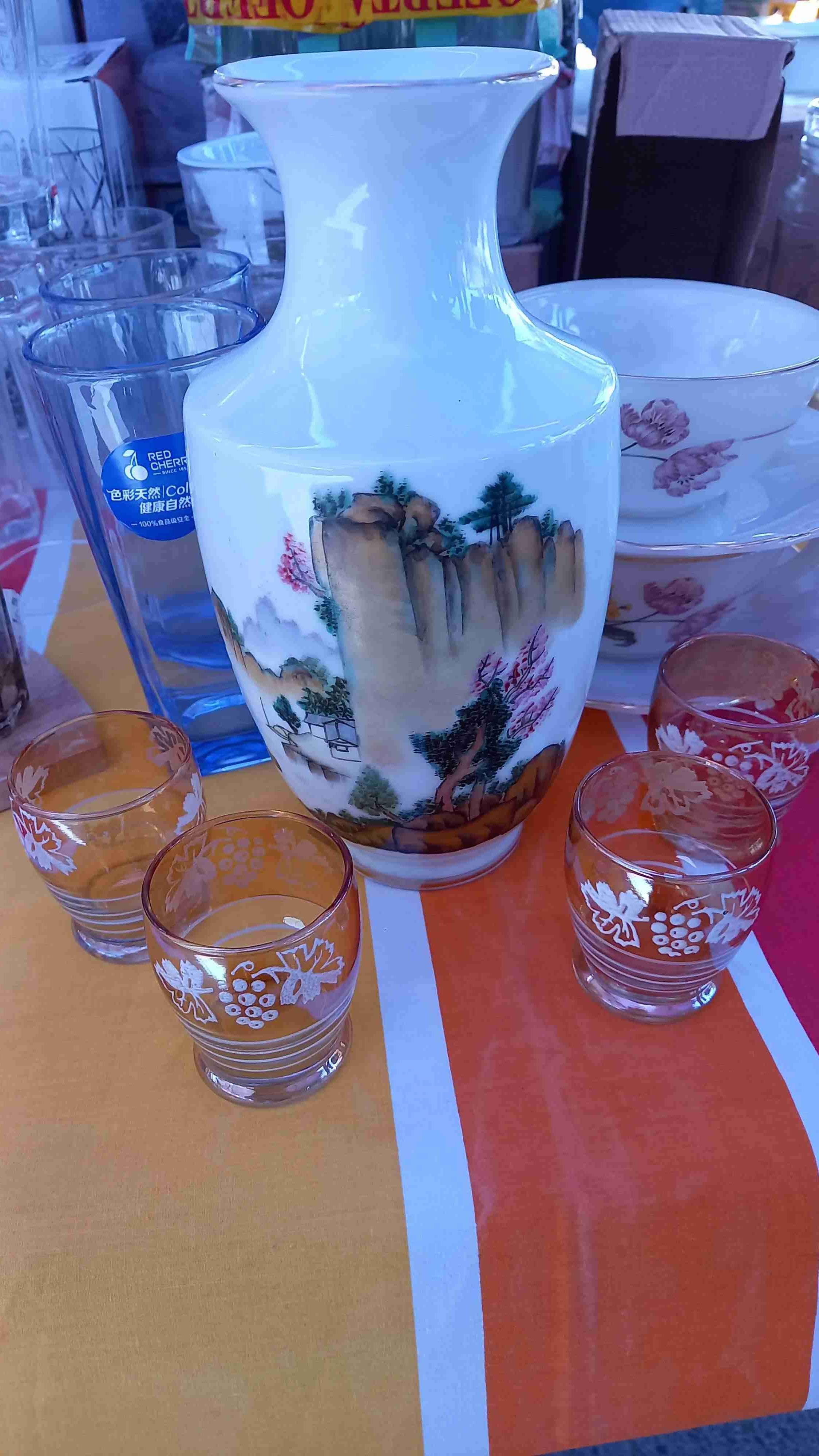 Juego de loza floral vintage - miniatura 4