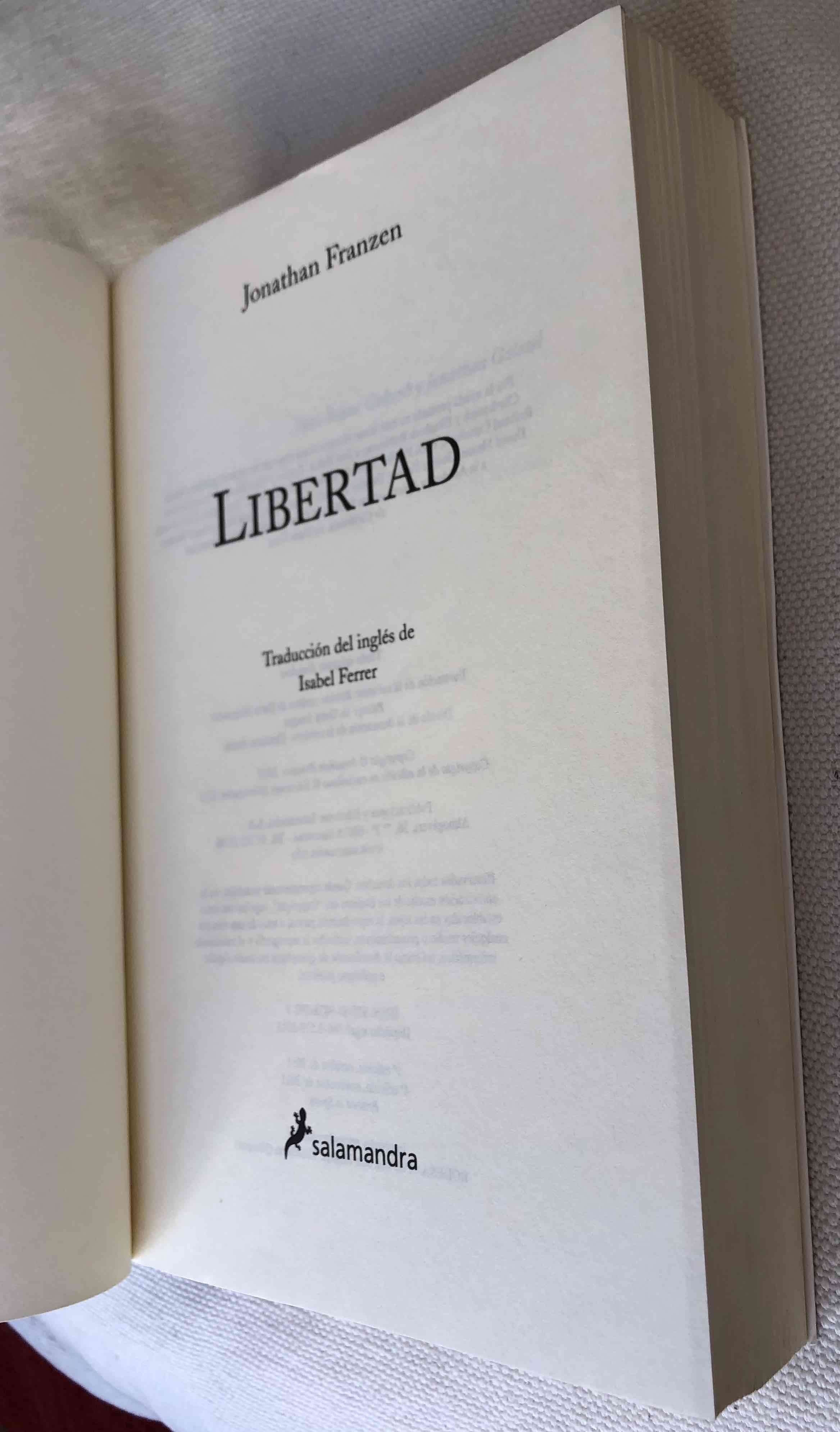 Libro 'Libertad' de Jonathan Franzen - miniatura 3