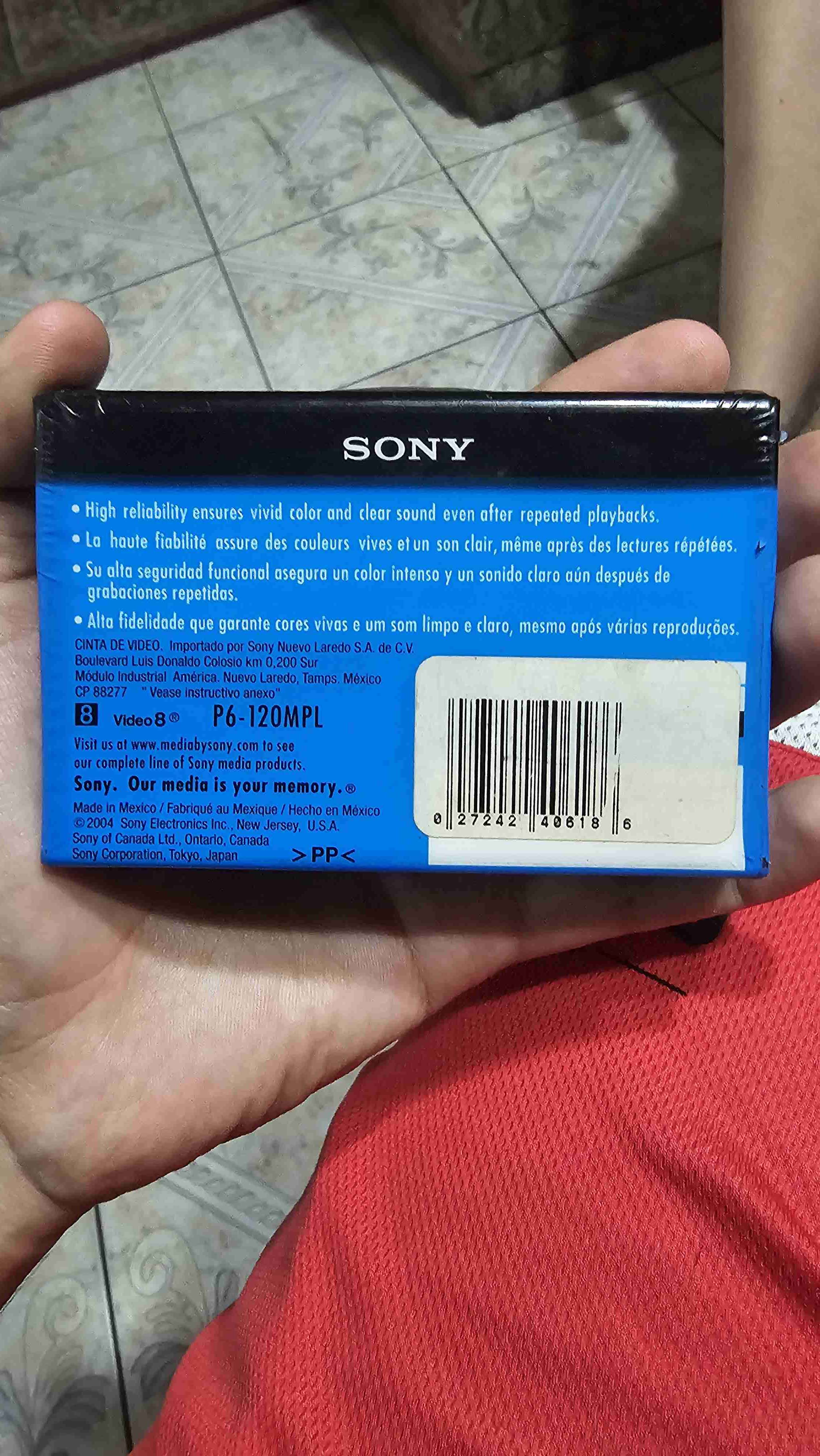 Cinta 8mm Sony 120 minutos - miniatura 3