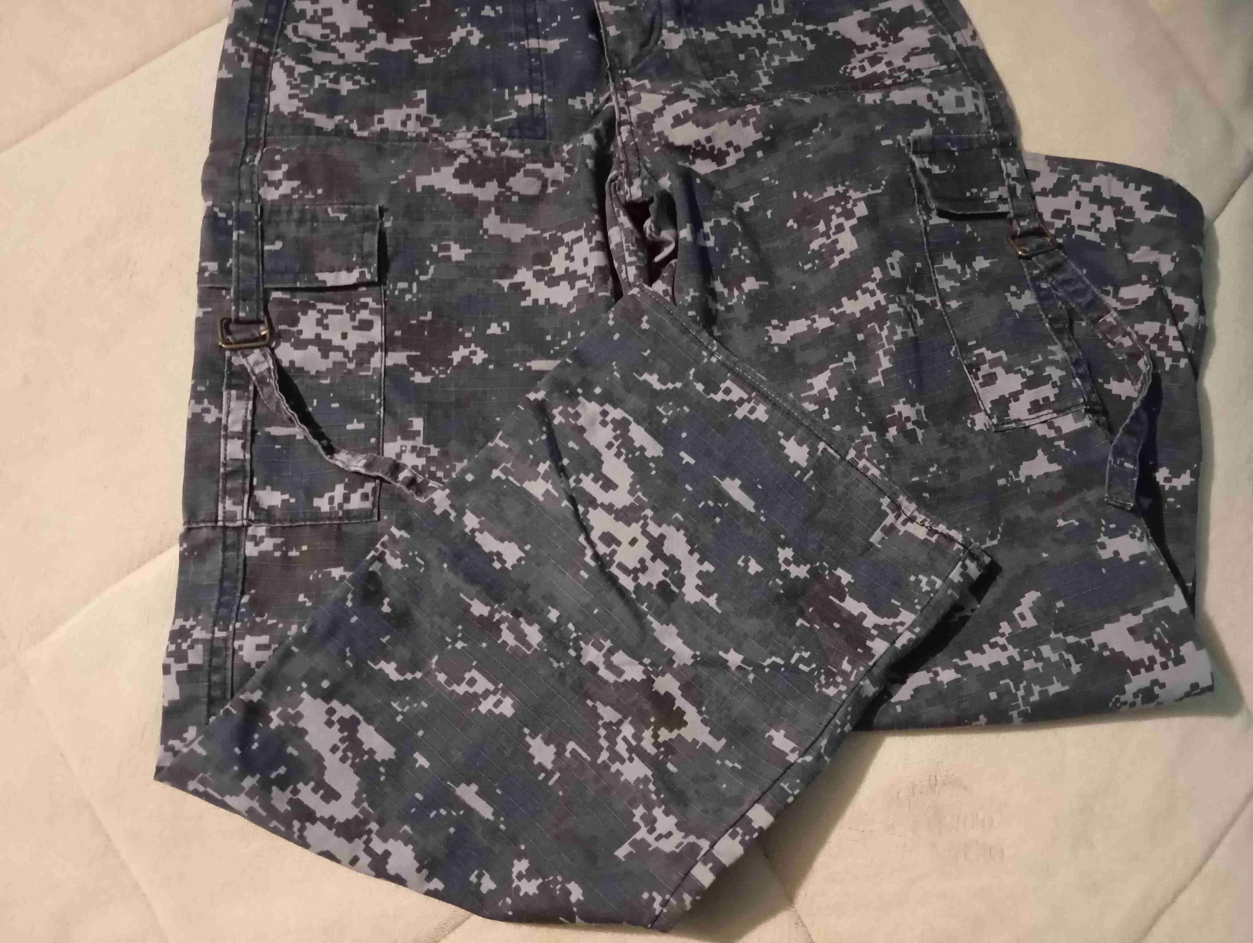 Jeans cargo azul mujer camuflaje - miniatura 6