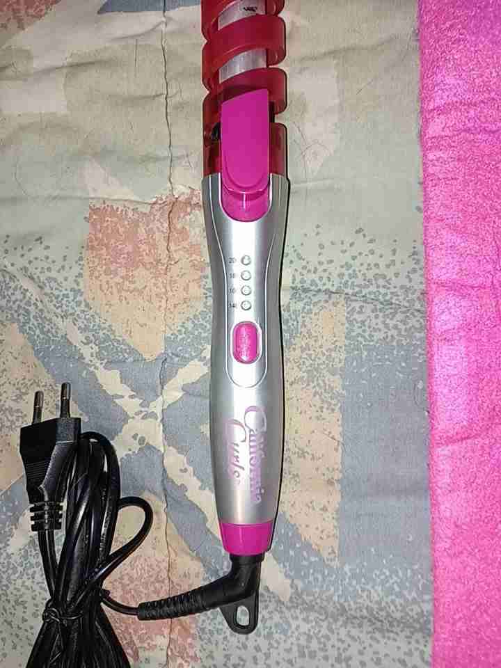 Rizador de cabello rosa - miniatura 3