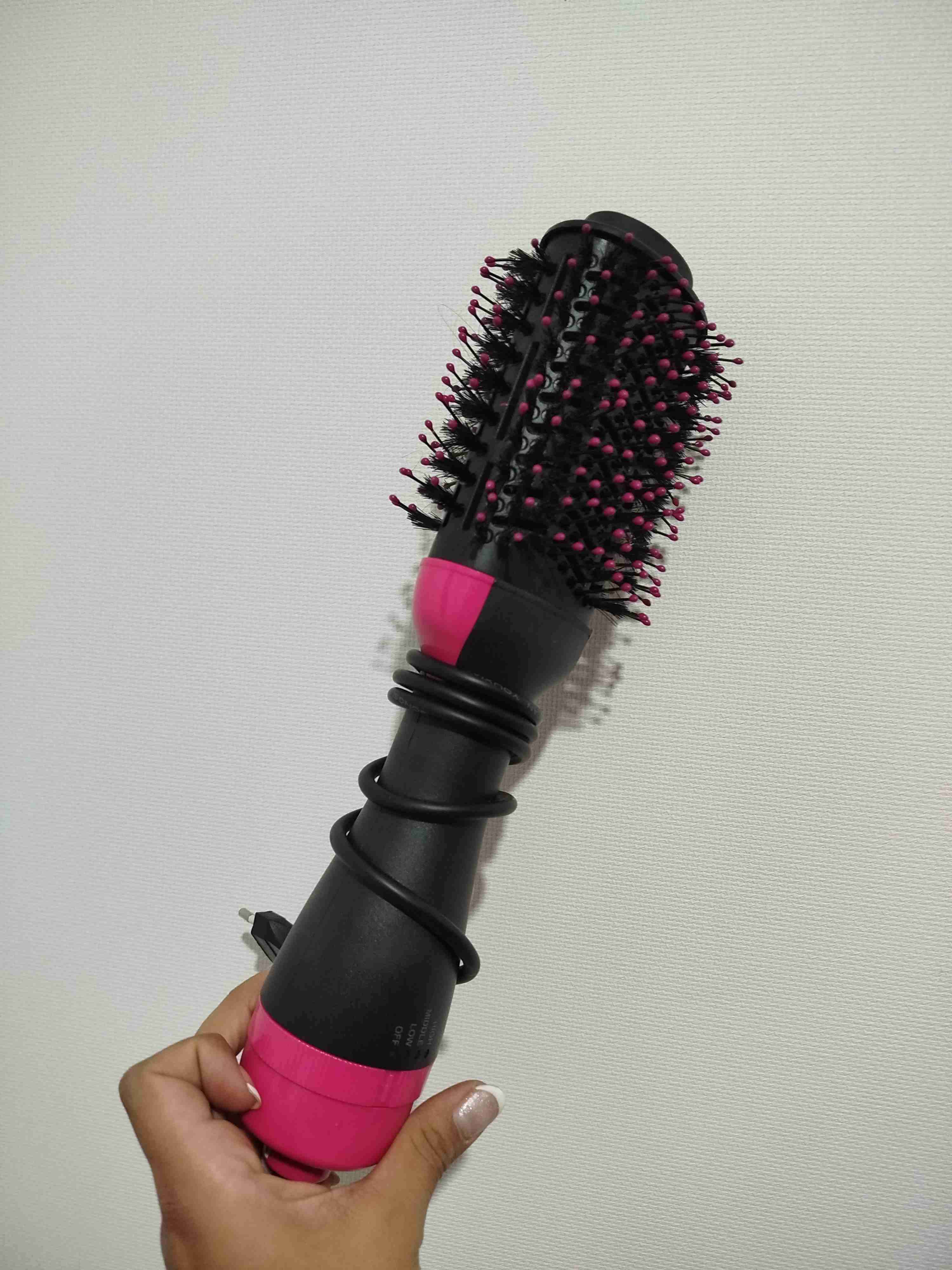 Cepillo secador de cabello rosa