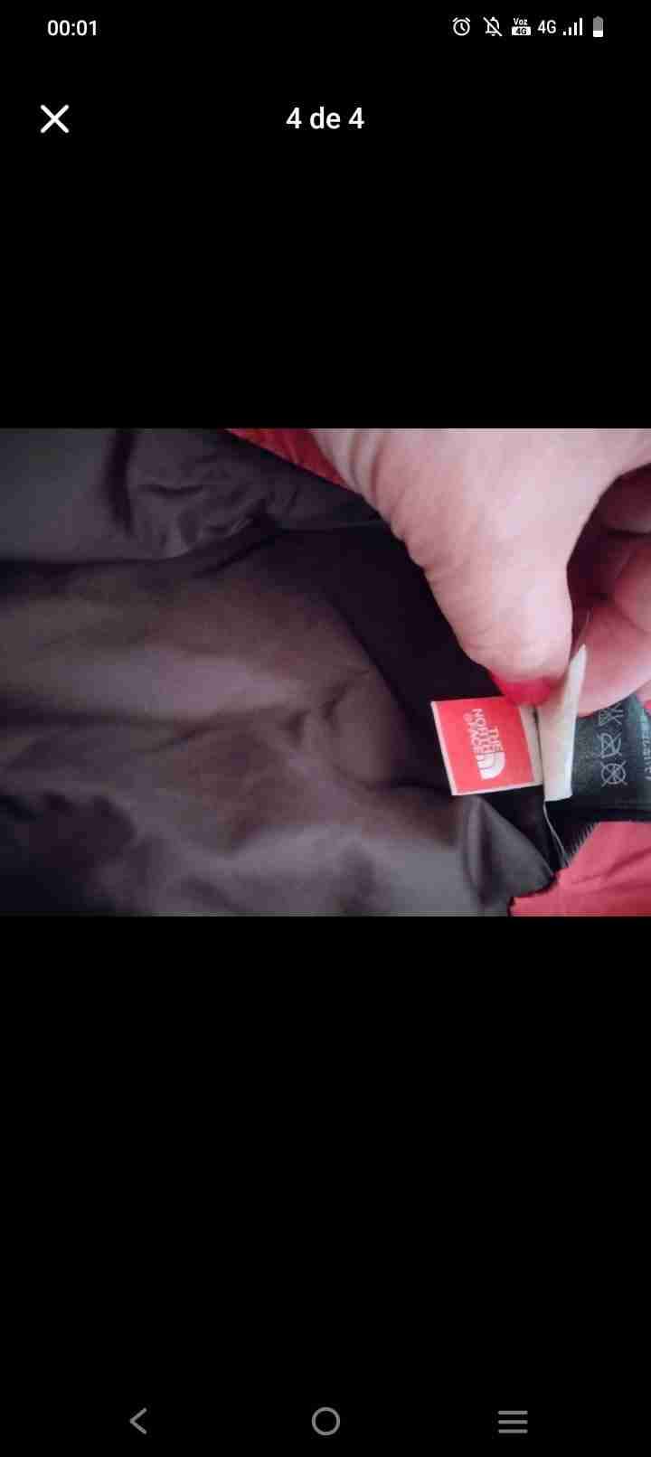 Chaqueta roja The North Face - miniatura 3