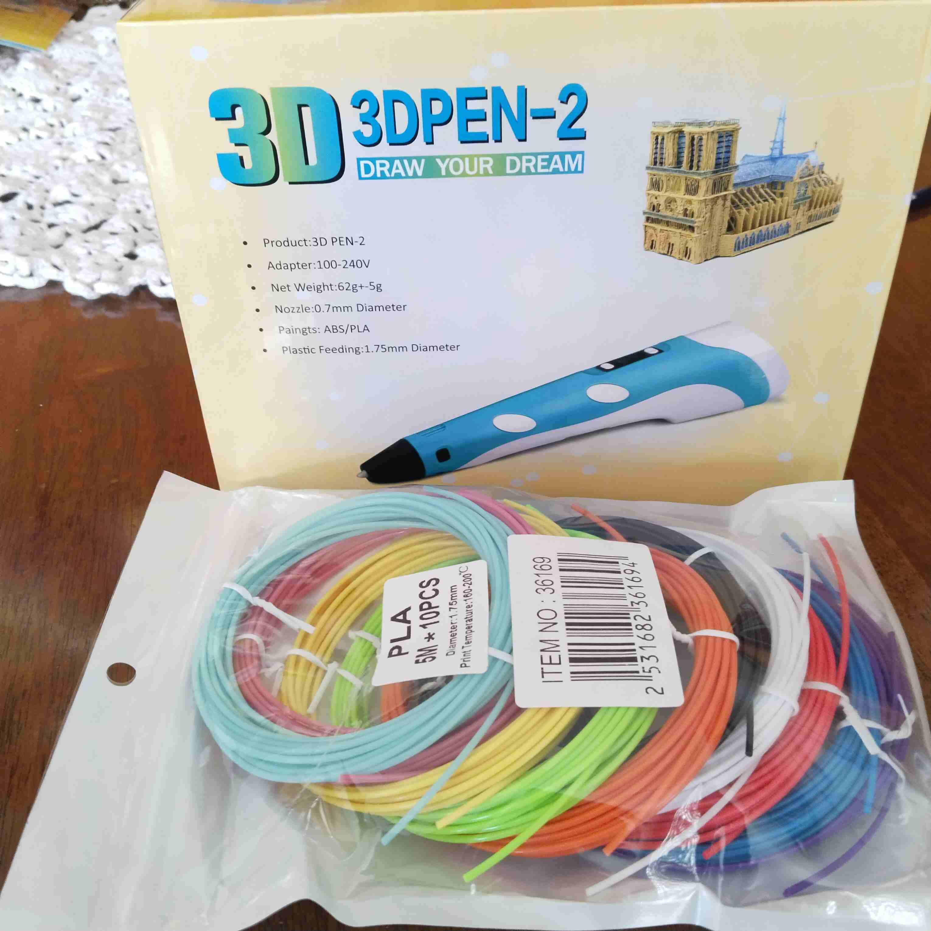 Lápiz 3D con filamentos coloridos - miniatura 2