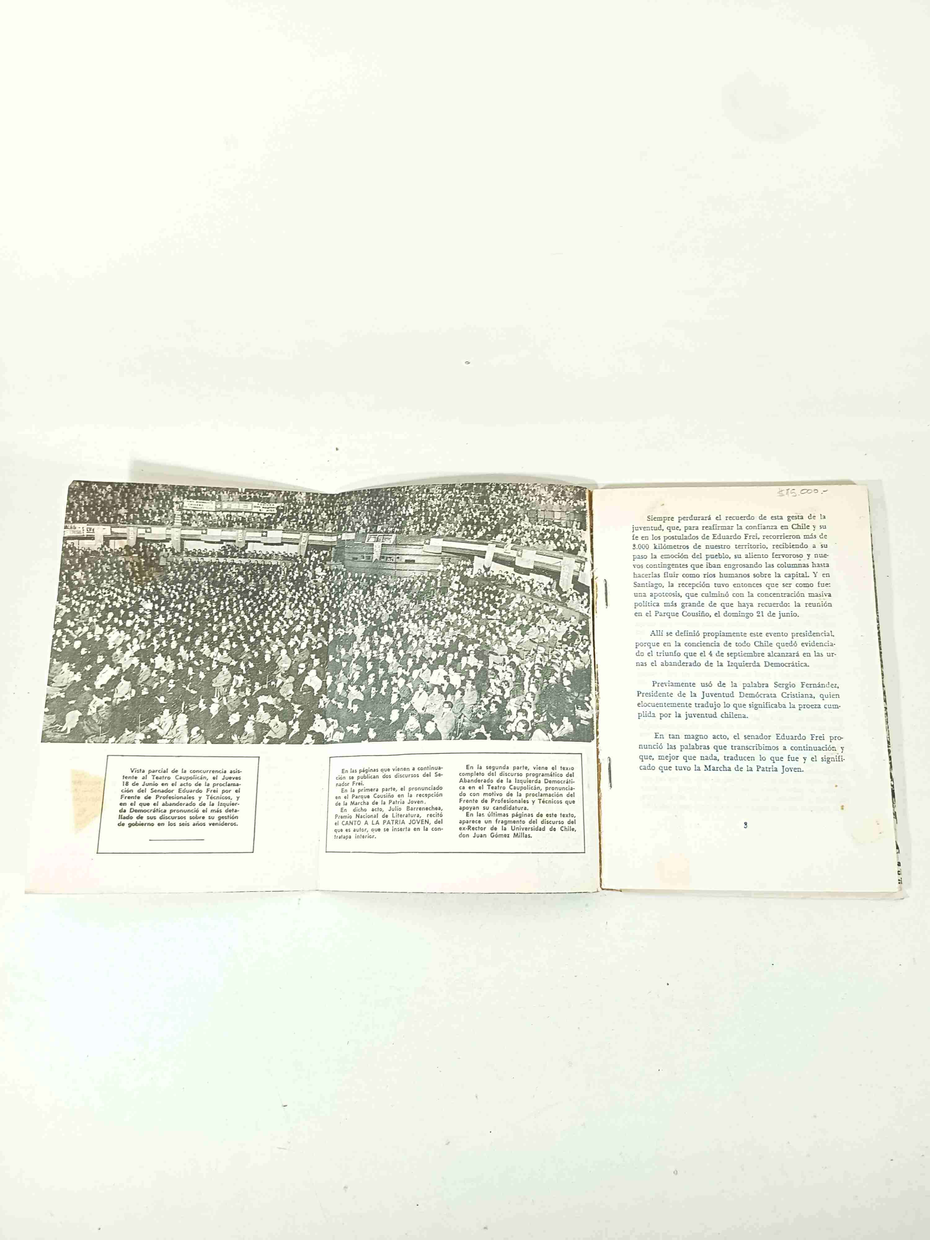 Documento de campaña Eduardo Frei Montalva. - miniatura 4