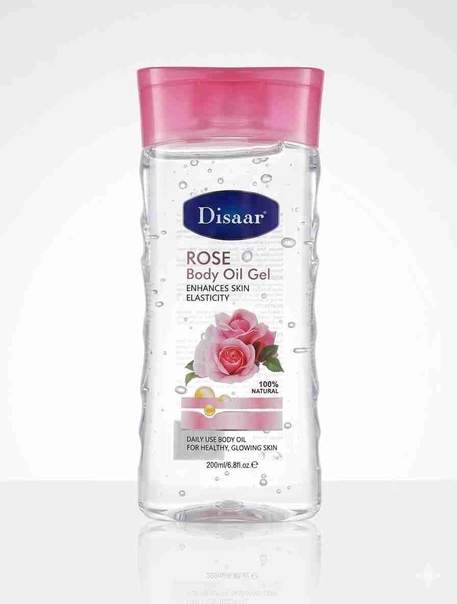 Gel de aceite corporal rosa Disaar