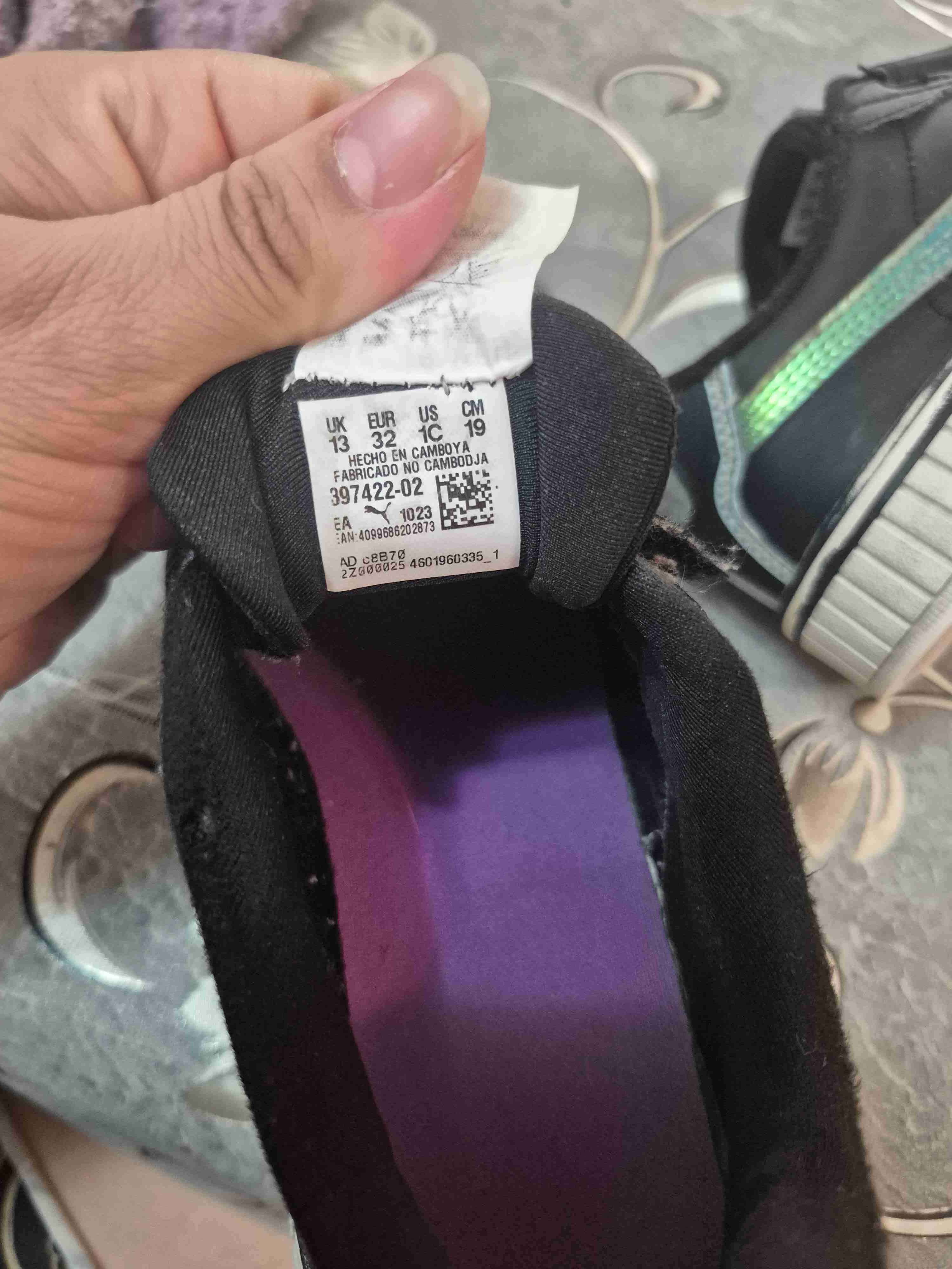 Zapatillas negras Puma - miniatura 6