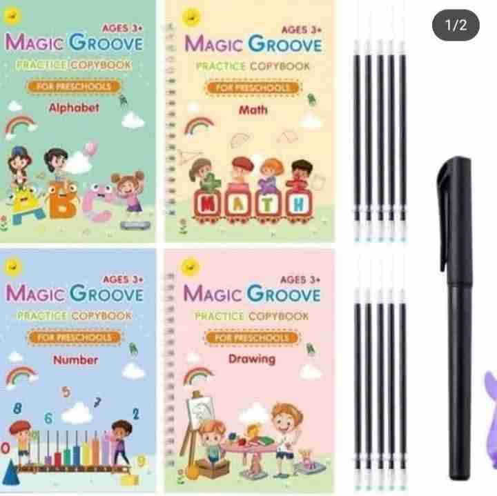 Set de cuadernos caligrafía reutilizables