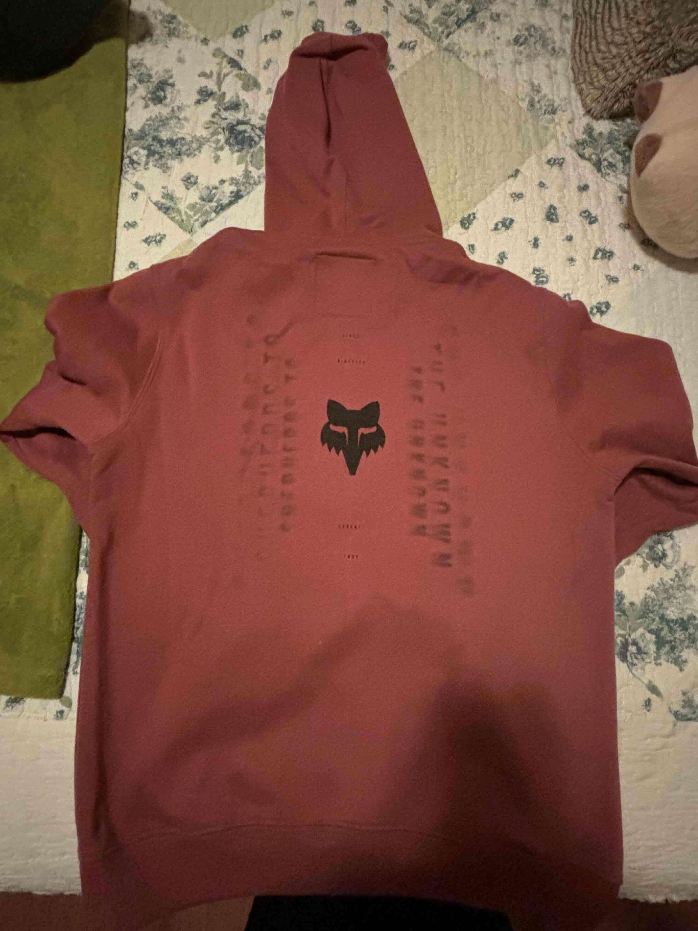 Polerón capucha rojo Fox Racing - miniatura 2