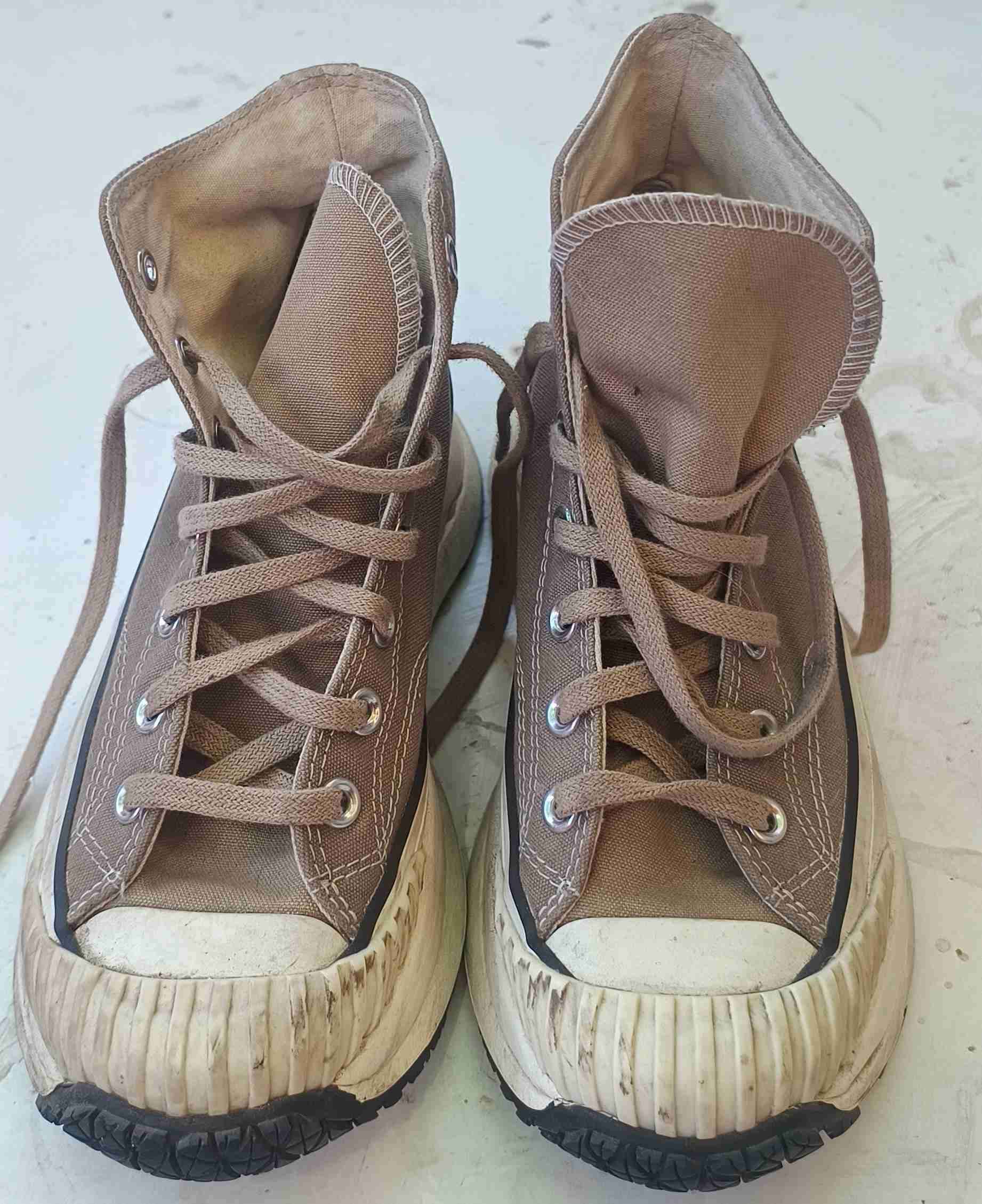 Zapatillas altas marrones Converse