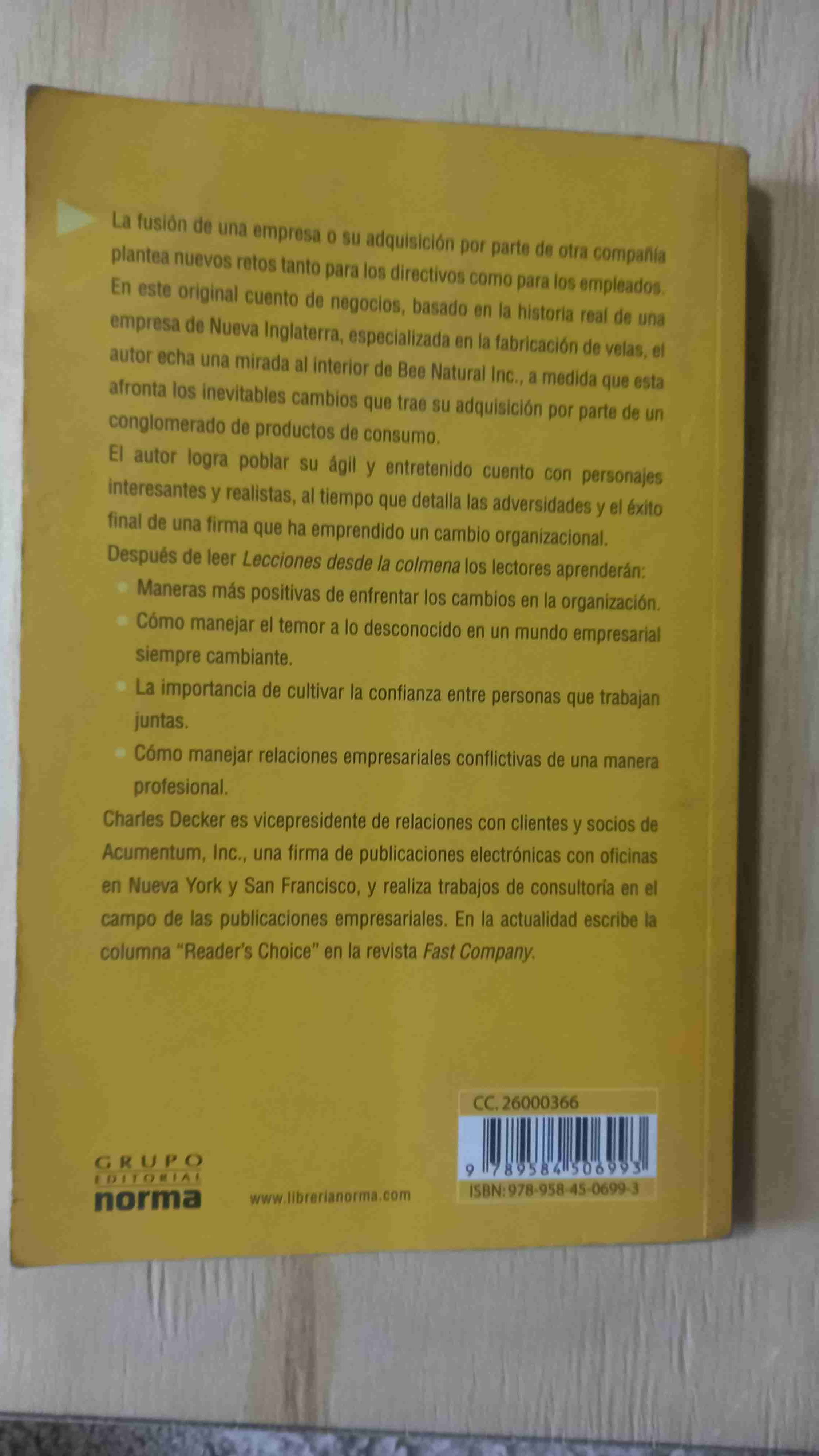 Libro Lecciones desde la Colmena - miniatura 2