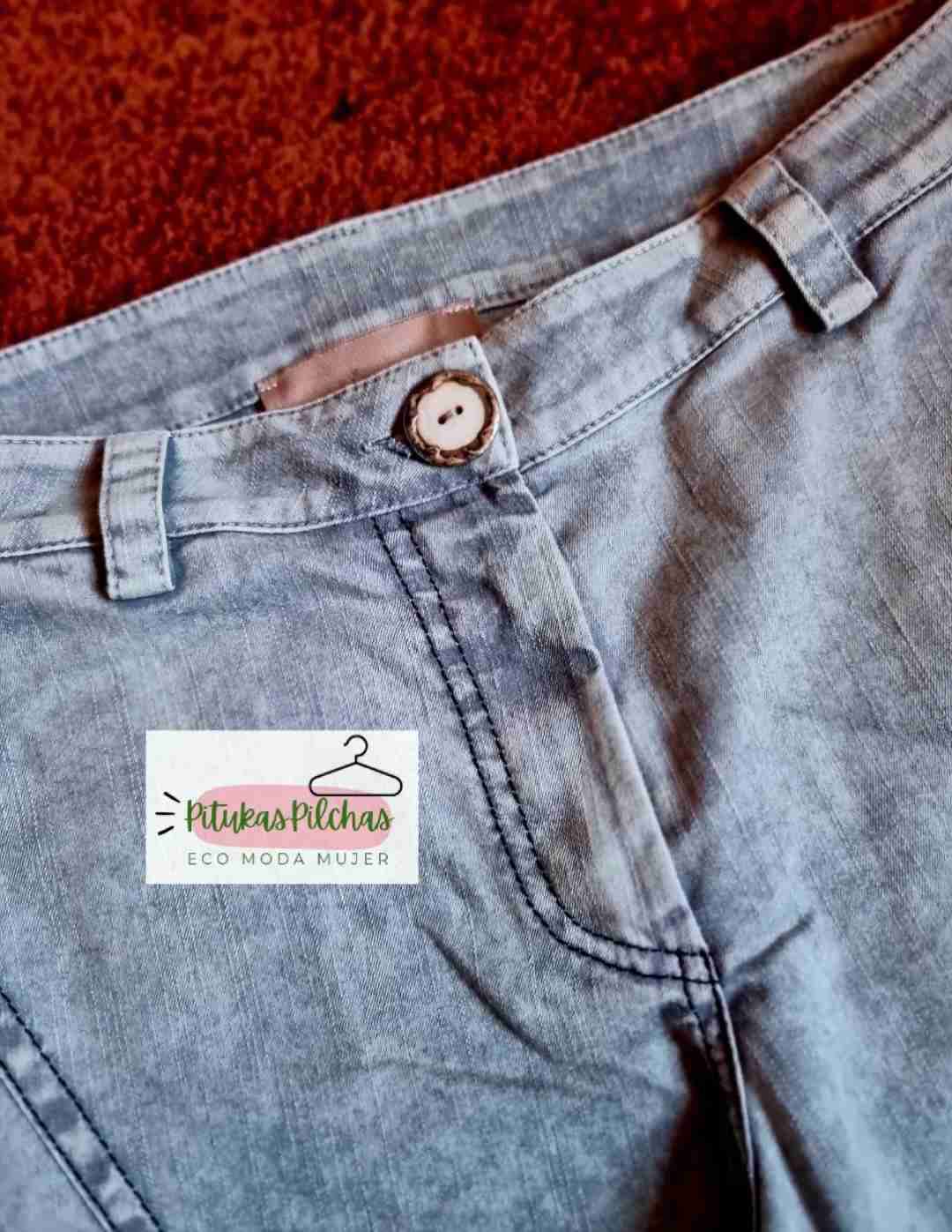 Jeans Elisa Cavaletti detalles encaje - miniatura 4