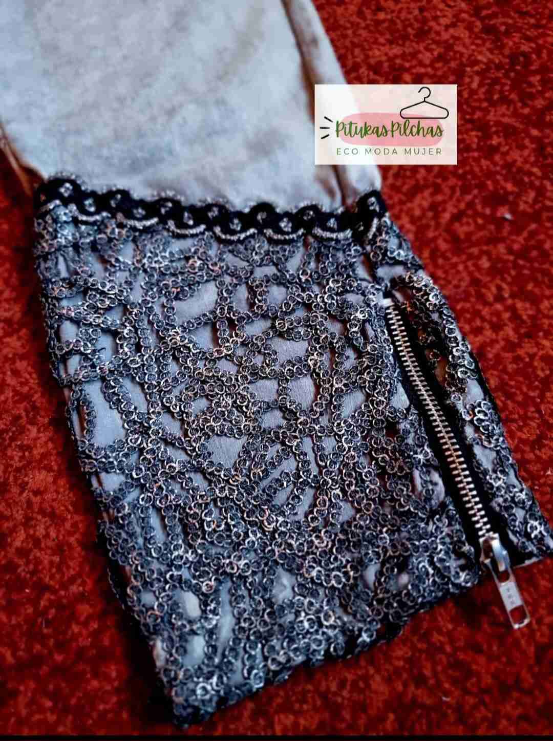 Jeans Elisa Cavaletti detalles encaje - miniatura 6