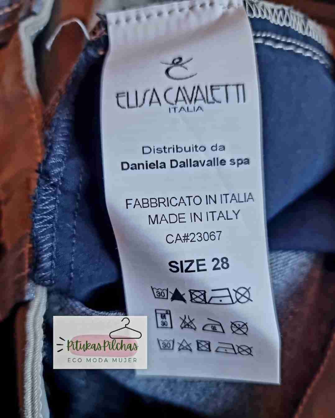 Jeans Elisa Cavaletti azul bordado - miniatura 4