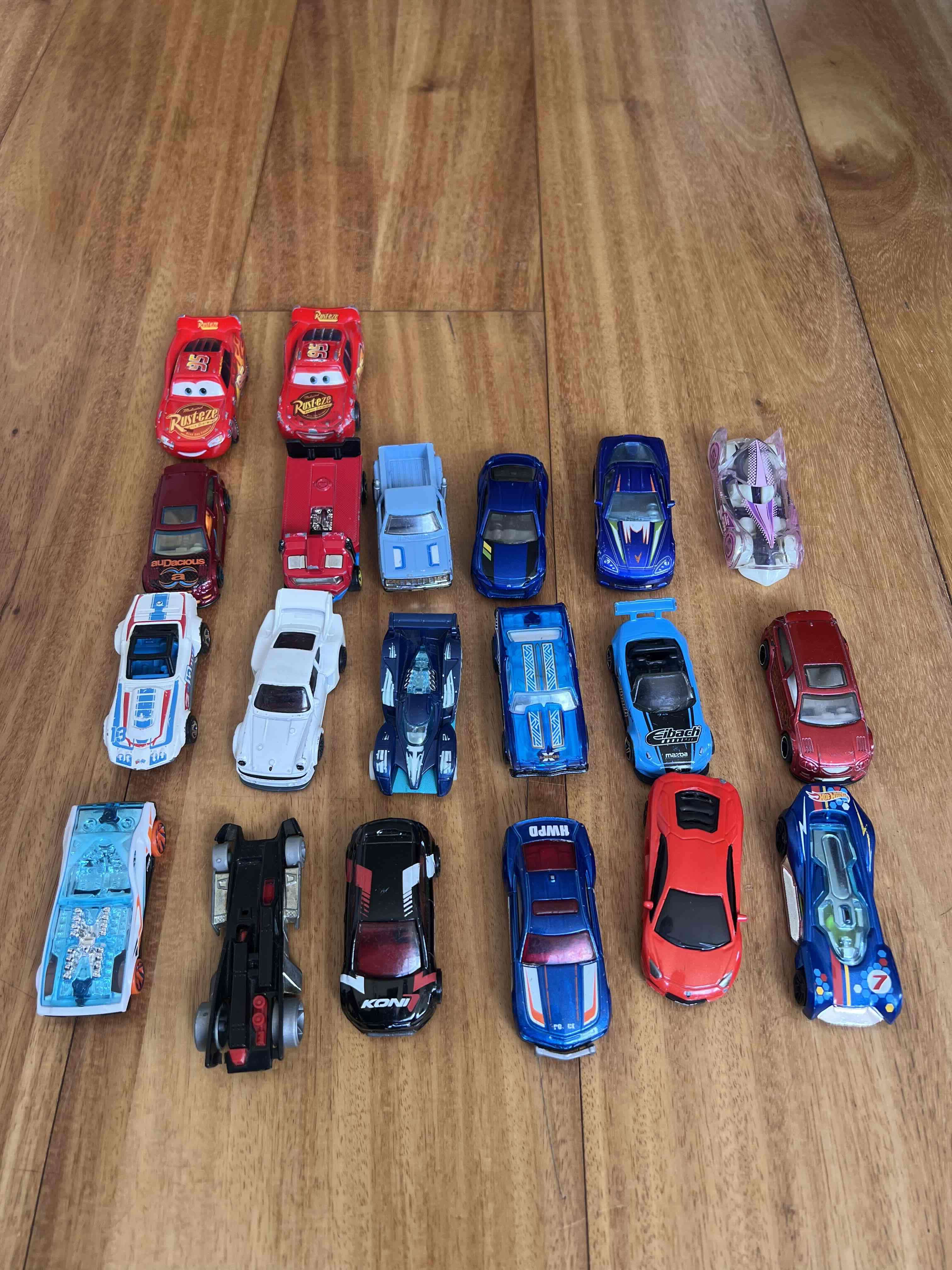 Colección de autos de juguete Hotwheels