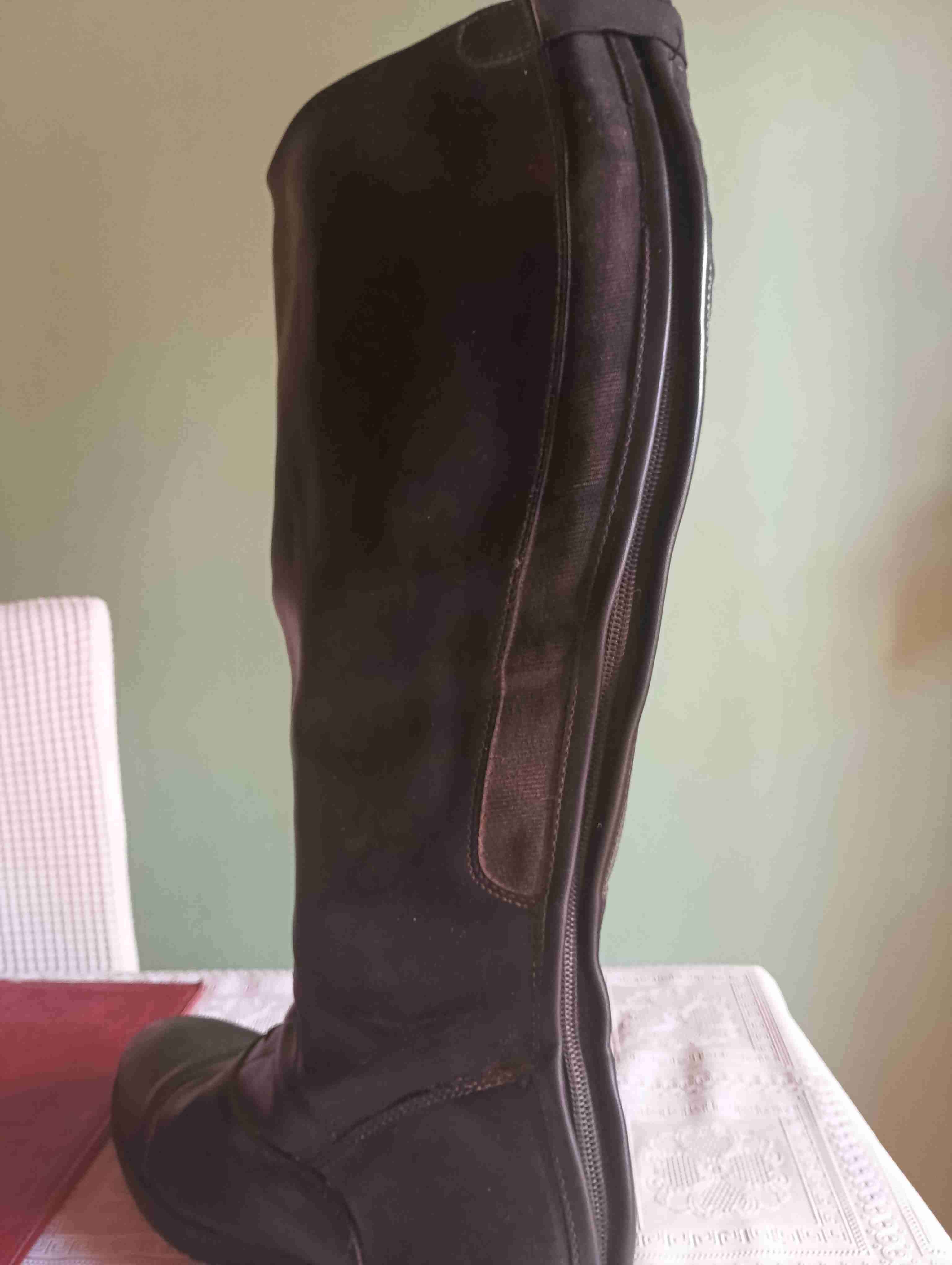 Botas de equitación cuero marrón - miniatura 4