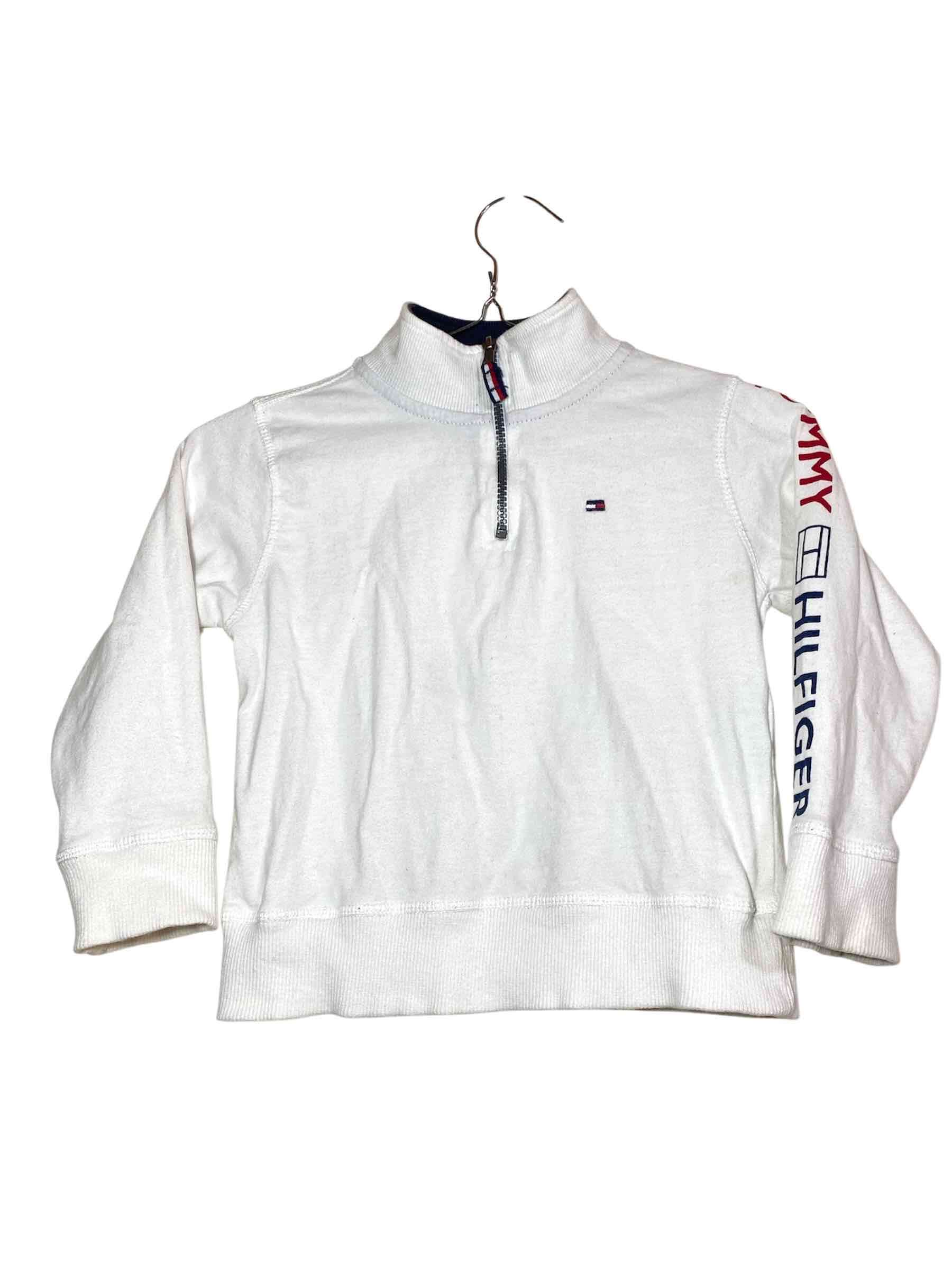 Polerón blanco Tommy Hilfiger