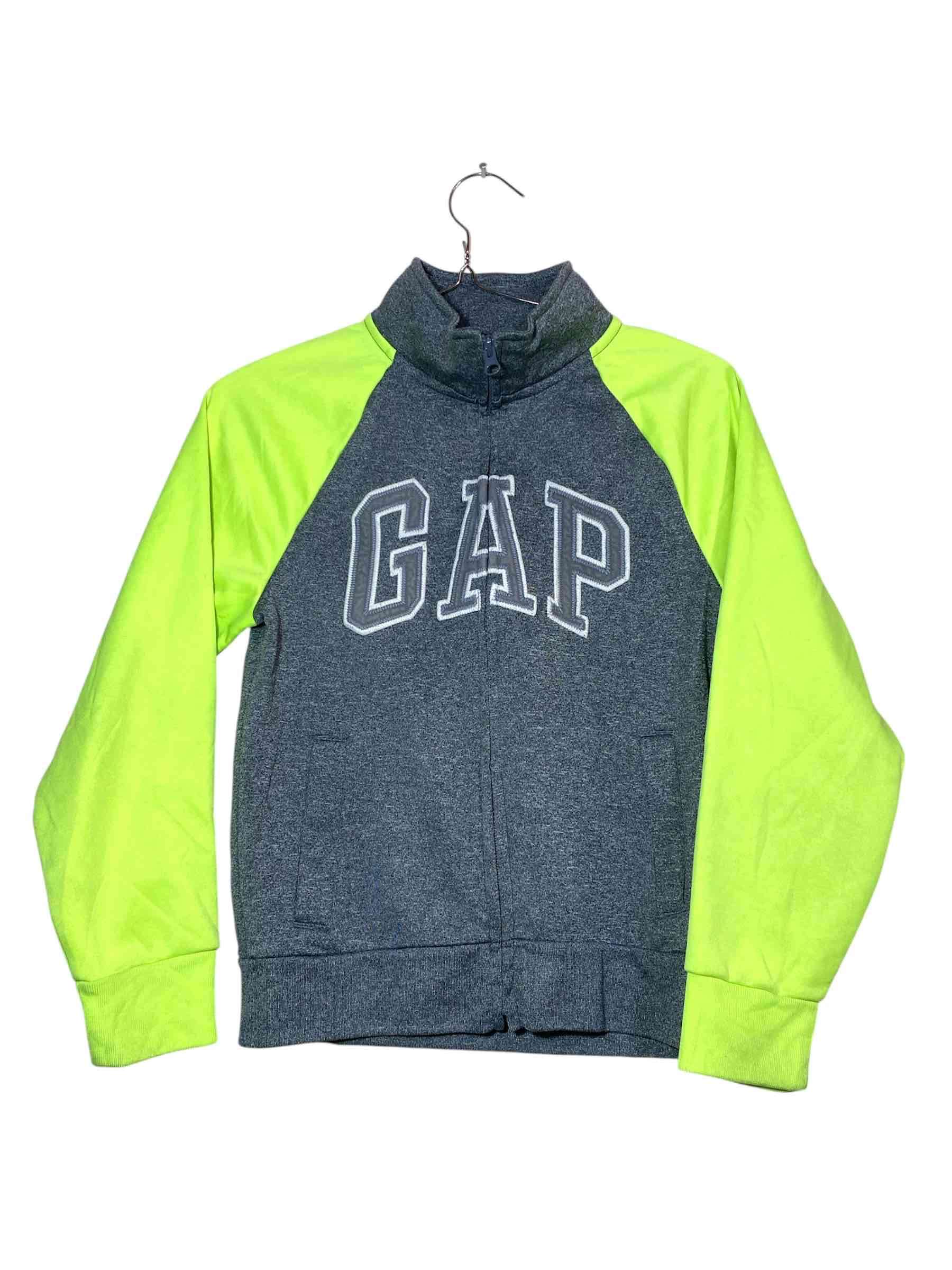 Polerón GAP bicolor gris y verde